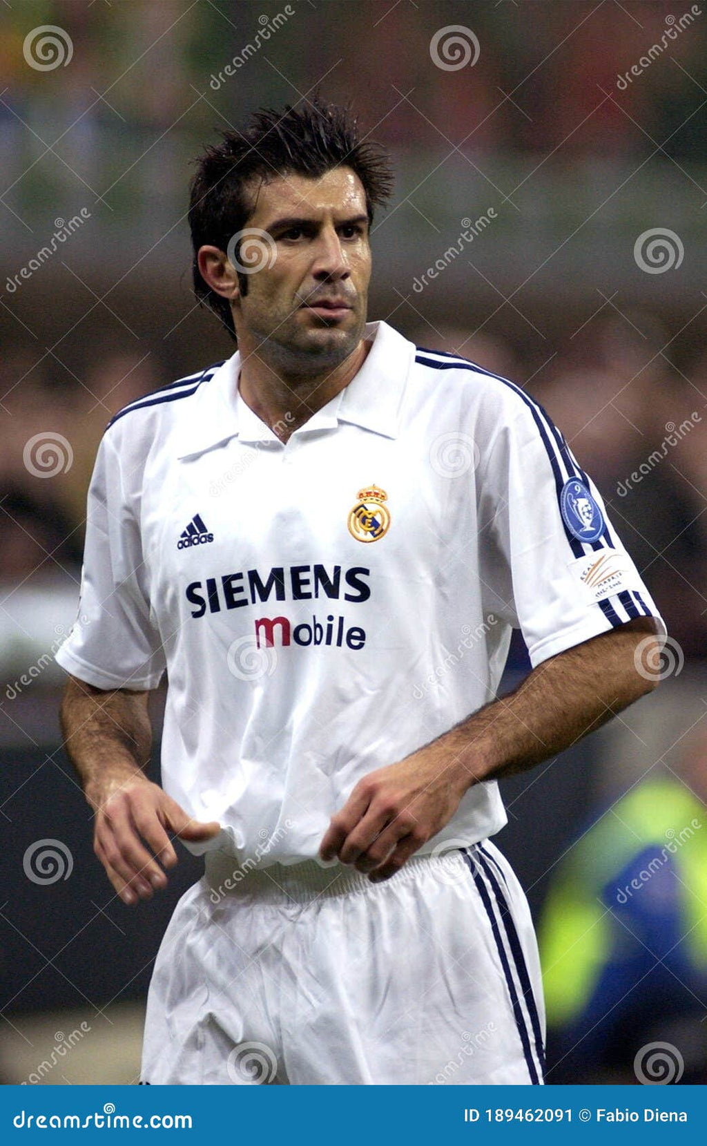 Camiseta Real Madrid 2002-2003 Titular Figo #10 Retro Adidas