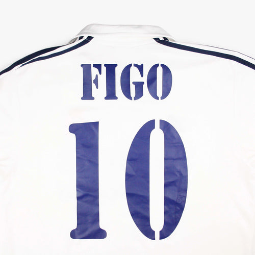 Camiseta Real Madrid 2002-2003 Titular Figo #10 Retro Adidas