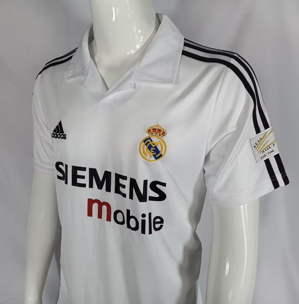 Camiseta Real Madrid 2002-2003 Titular Figo #10 Retro Adidas