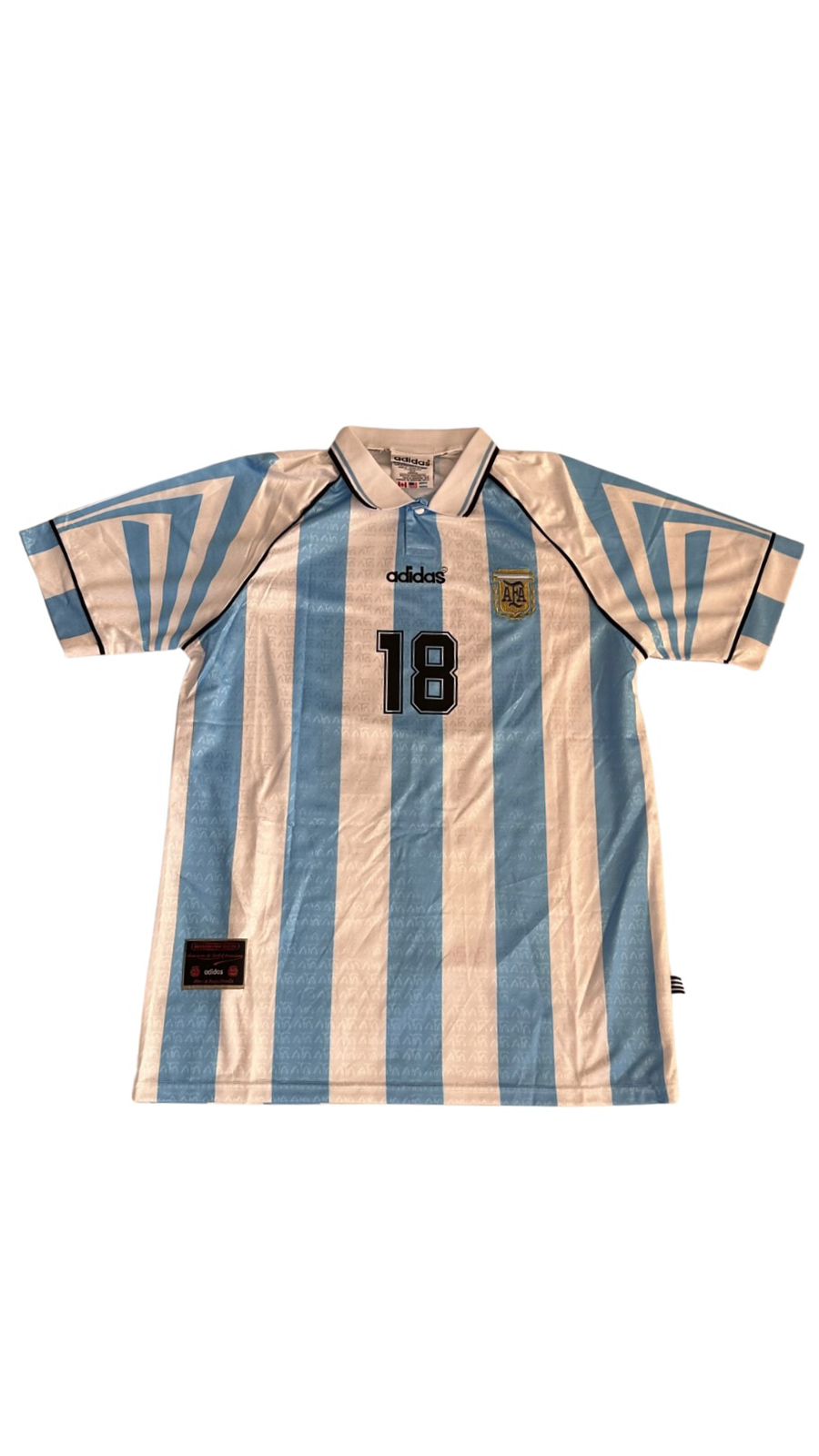 Camiseta Argentina 1996-97 Titular Retro – Scaloni #18