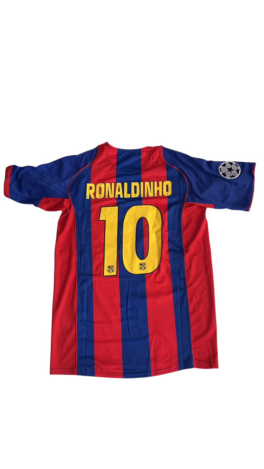 Camiseta Barcelona 2004-2005 Titular Ronaldinho #10 Retro Nike