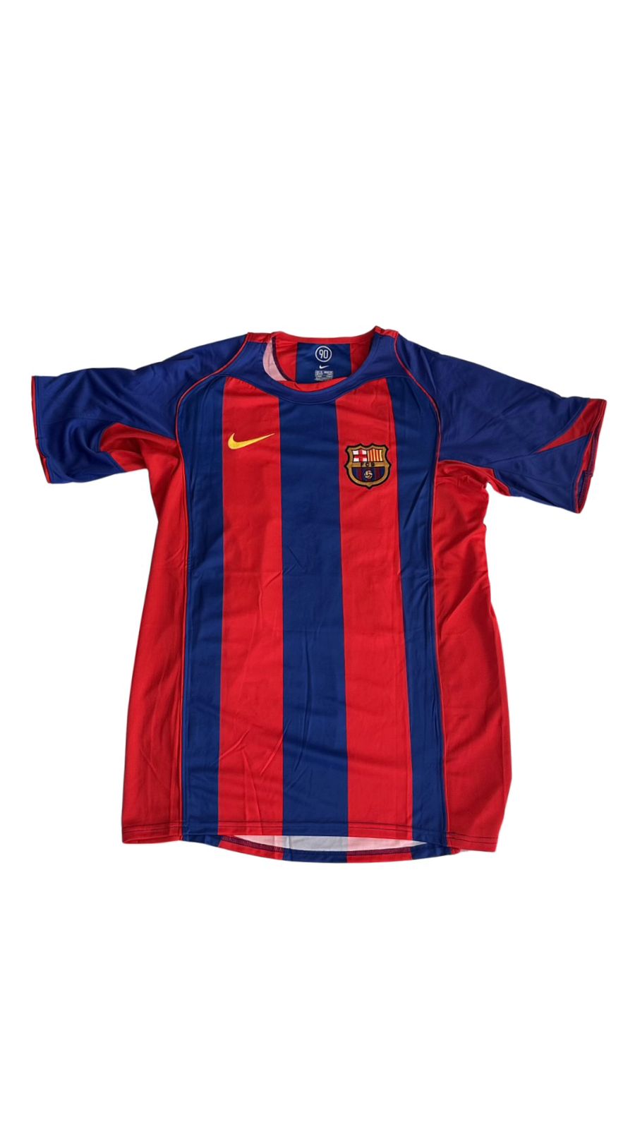 Camiseta Barcelona 2004-2005 Titular Ronaldinho #10 Retro Nike