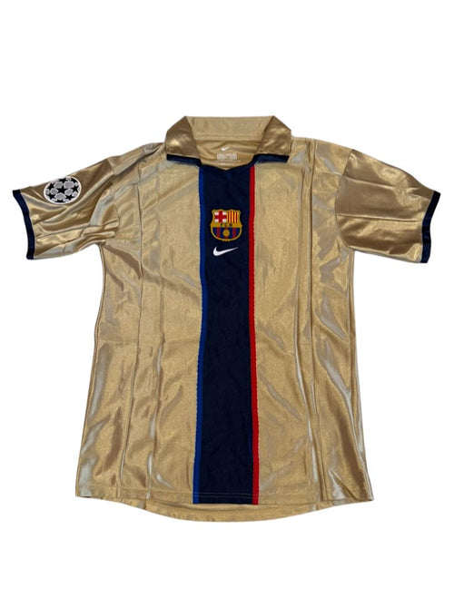 Camiseta Barcelona 2001-2002 Alternativa Kluivert #9 Retro Nike