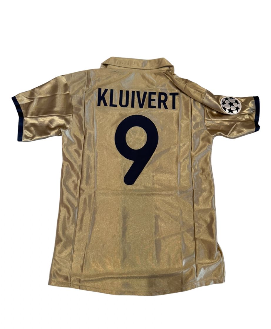 Camiseta Barcelona 2001-2002 Alternativa Kluivert #9 Retro Nike
