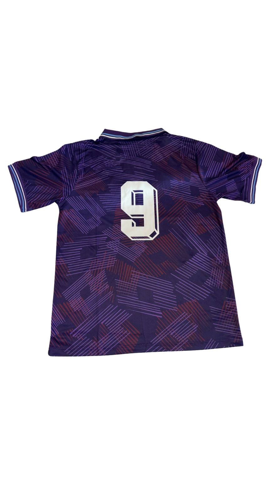 Camiseta Fiorentina 1992-1993 Titular Batistuta #9 Retro Lotto