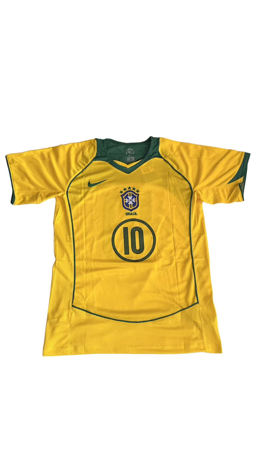 Camiseta Brasil 2004 Titular – Ronaldinho #10 – Copa América Perú 2004