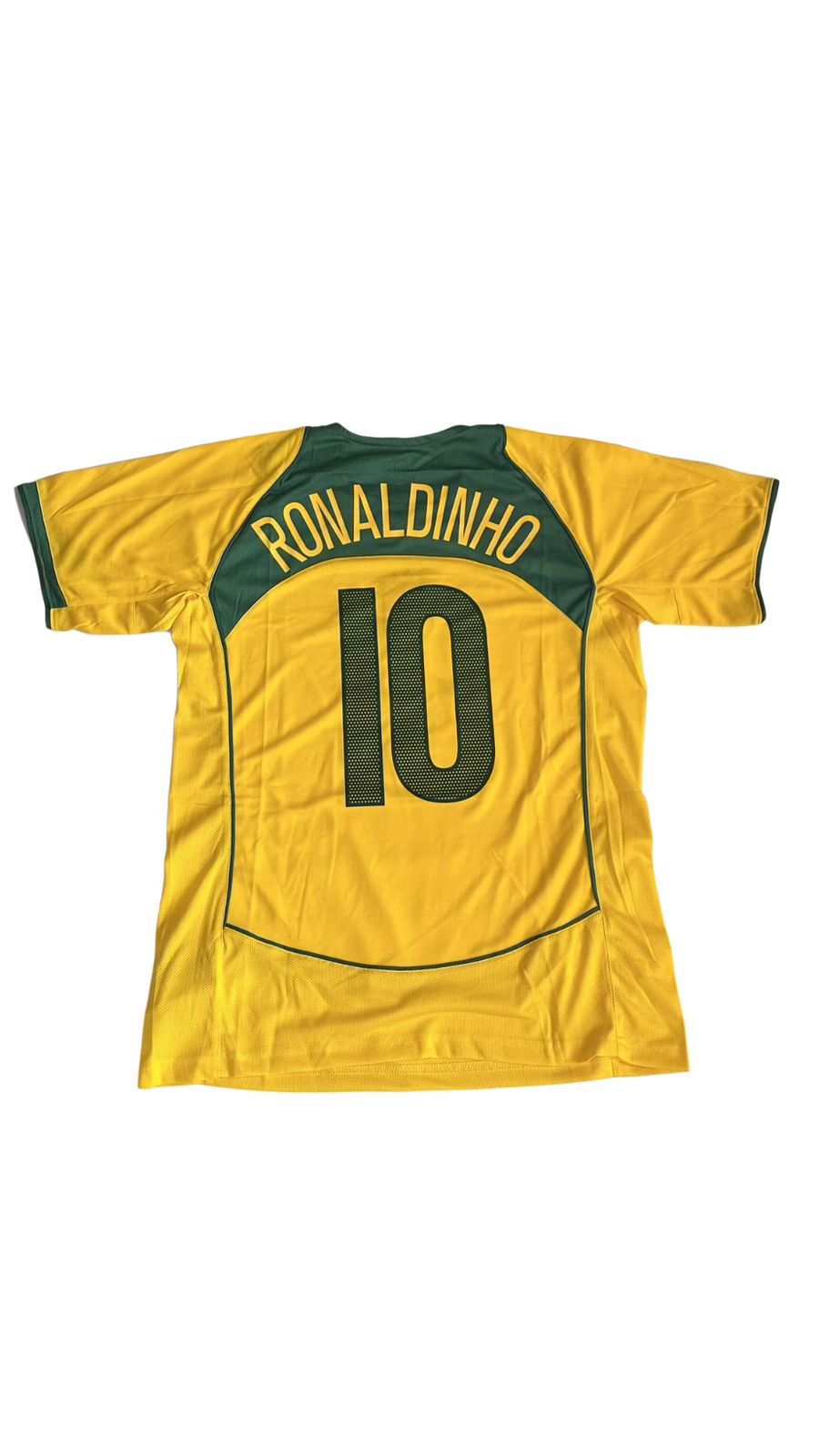 Camiseta Brasil 2004 Titular – Ronaldinho #10 – Copa América Perú 2004