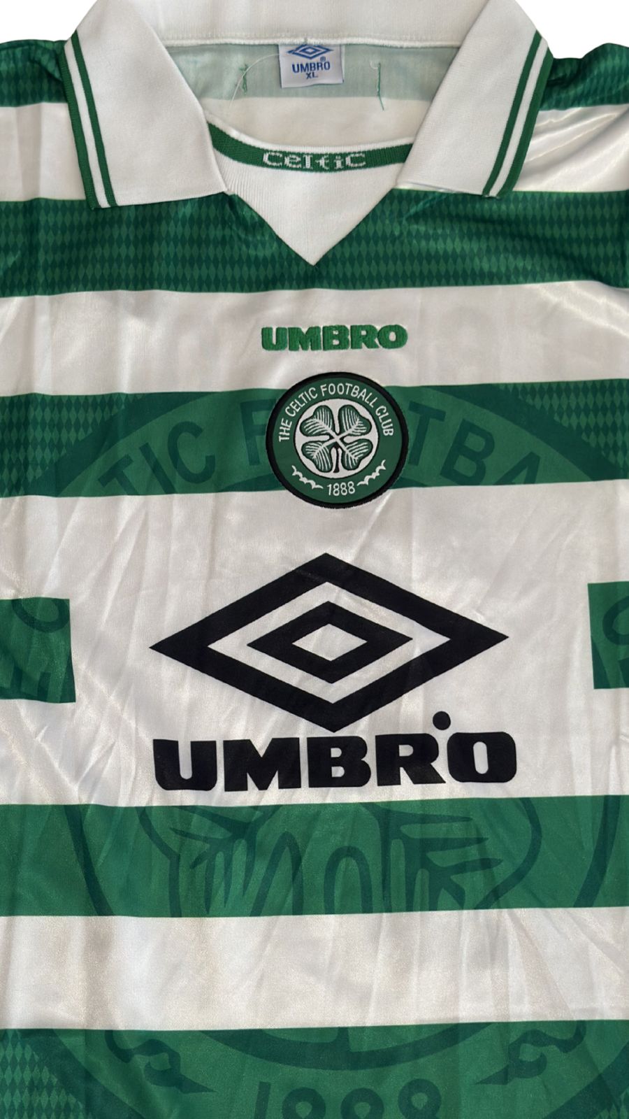 Camiseta Celtic 1998 Titular Larsson #7 Retro Umbro