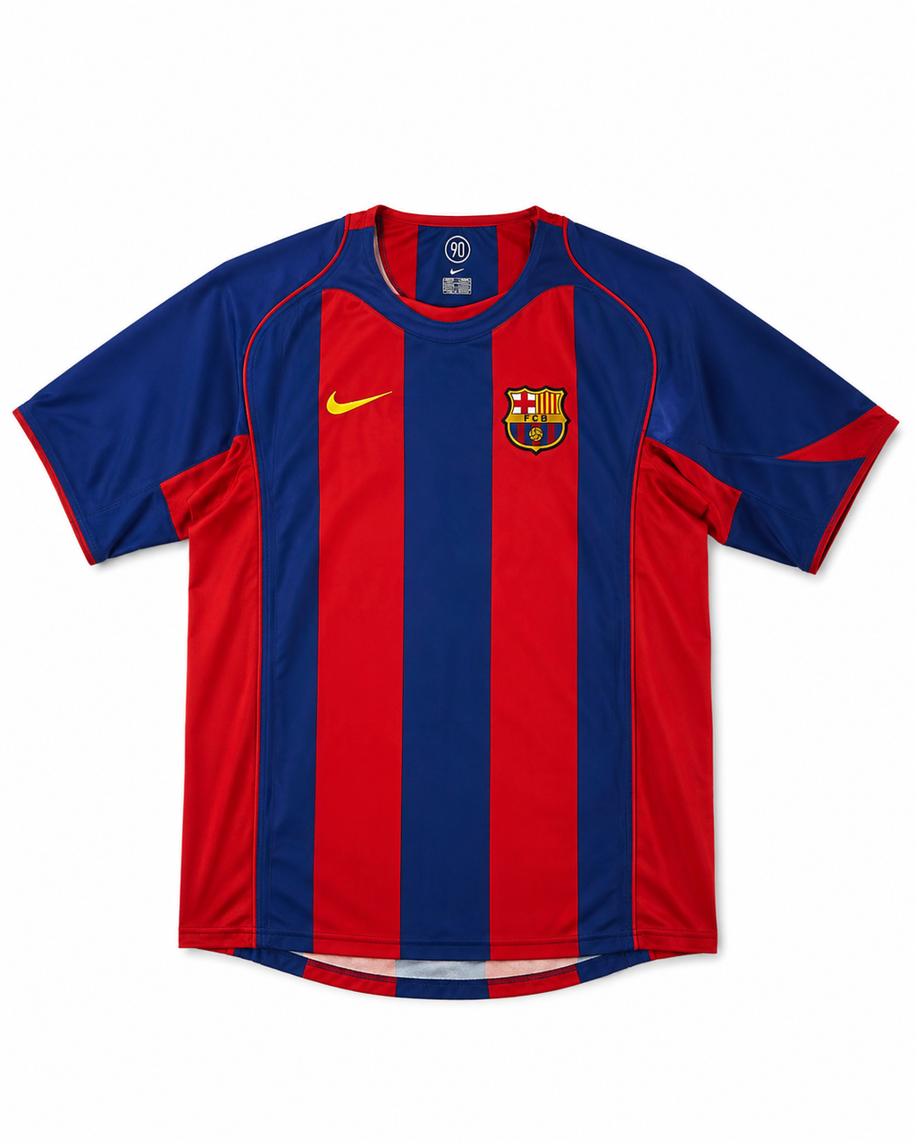Camiseta Barcelona 2004-2005 Titular Ronaldinho #10 Retro Nike