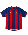 Camiseta Barcelona 2004-2005 Titular Ronaldinho #10 Retro Nike