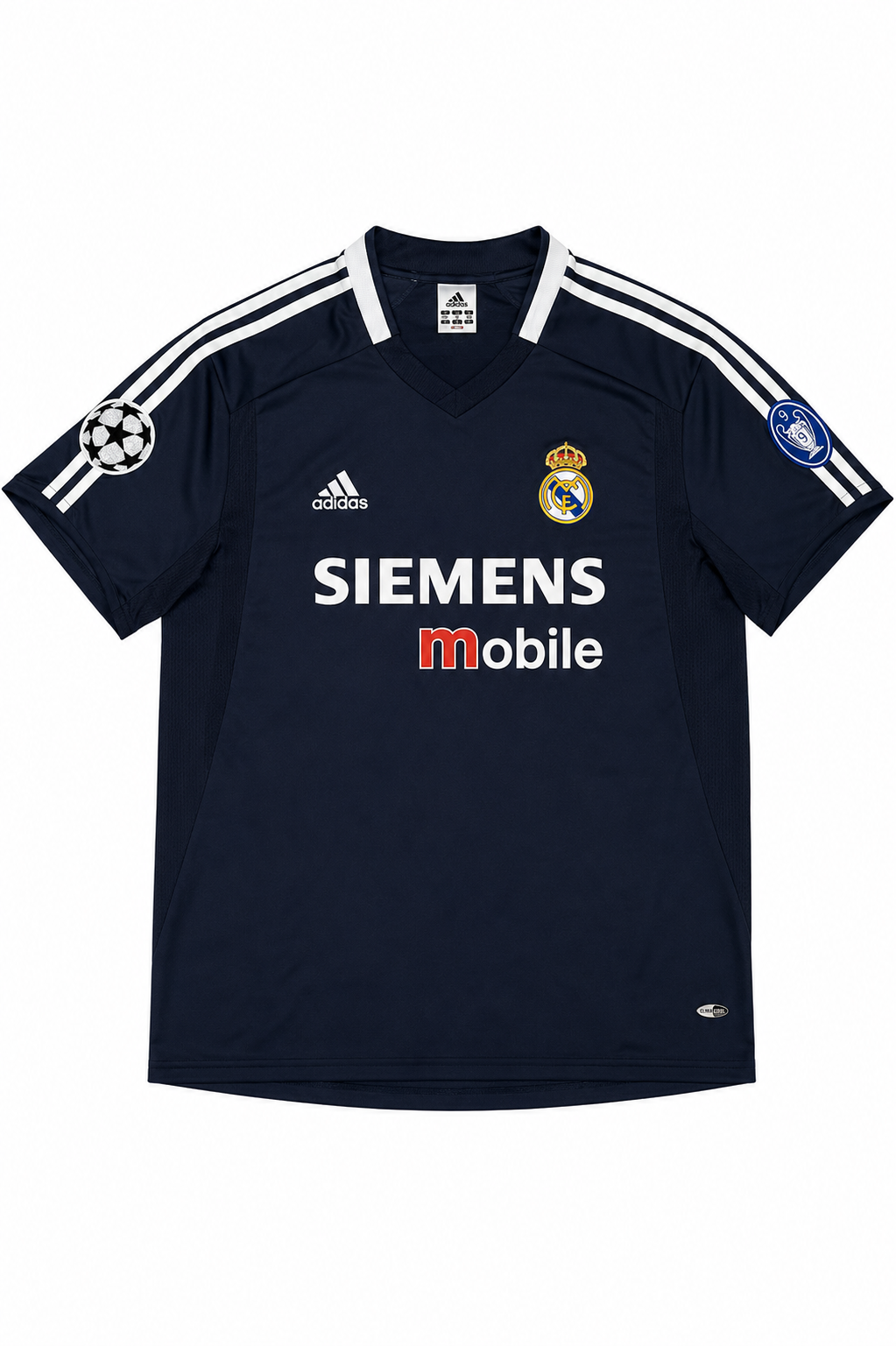 Camiseta Real Madrid 2003-2004 Visitante Zidane #5 Retro Adidas