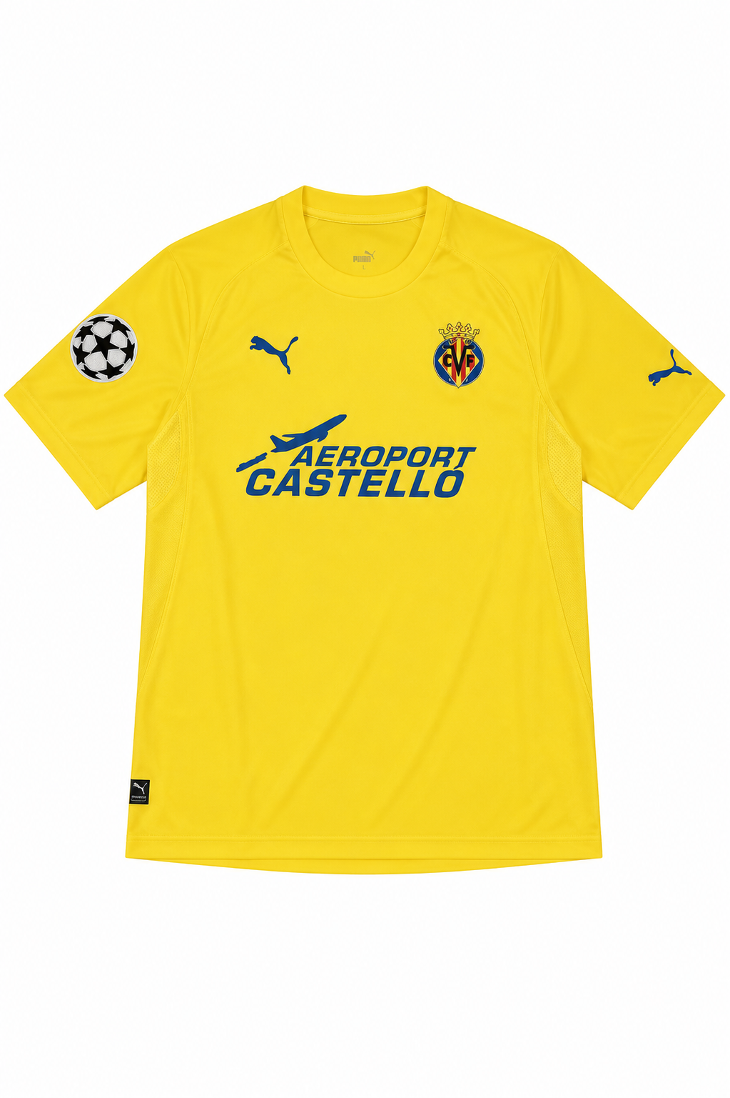 Camiseta Villarreal 2004-2005 Titular Riquelme #8 Retro Joma