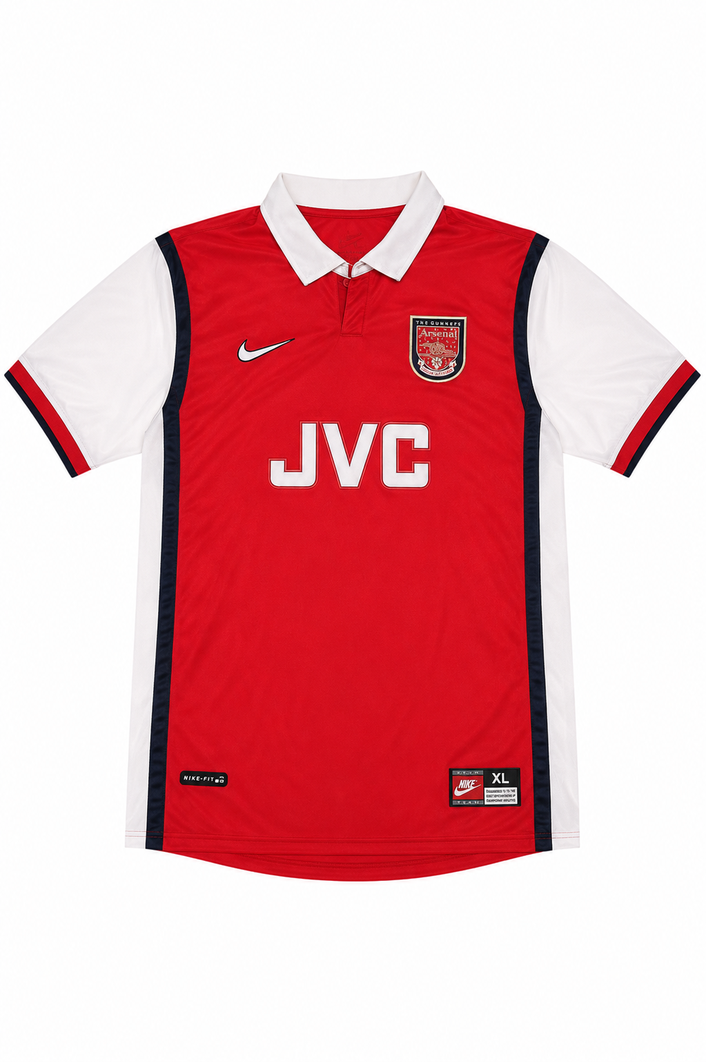 Camiseta Arsenal 1998-1999 Titular Bergkamp #10 Retro Nike