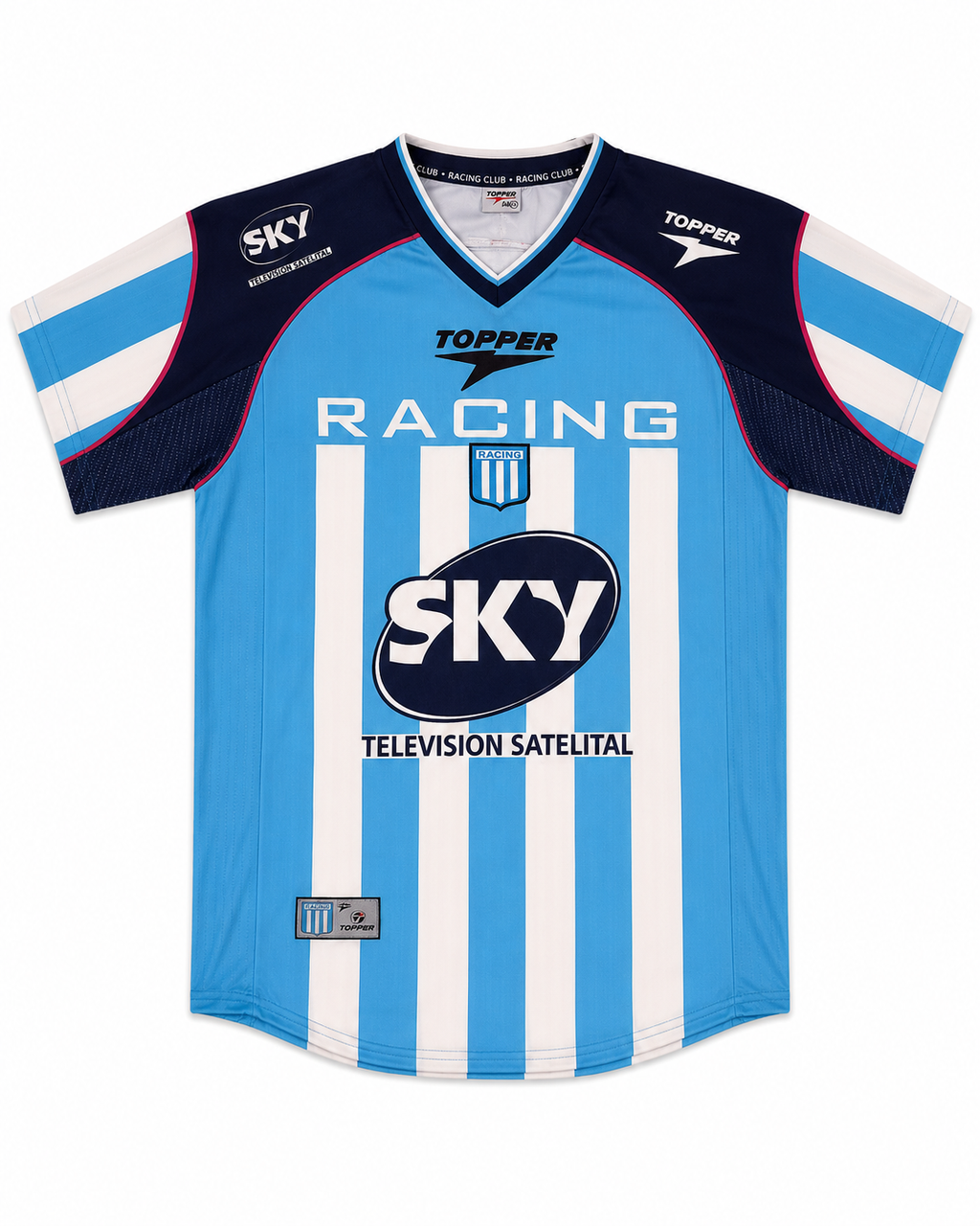 Camiseta Racing Club 2001 Titular #11 / #22 Retro Topper