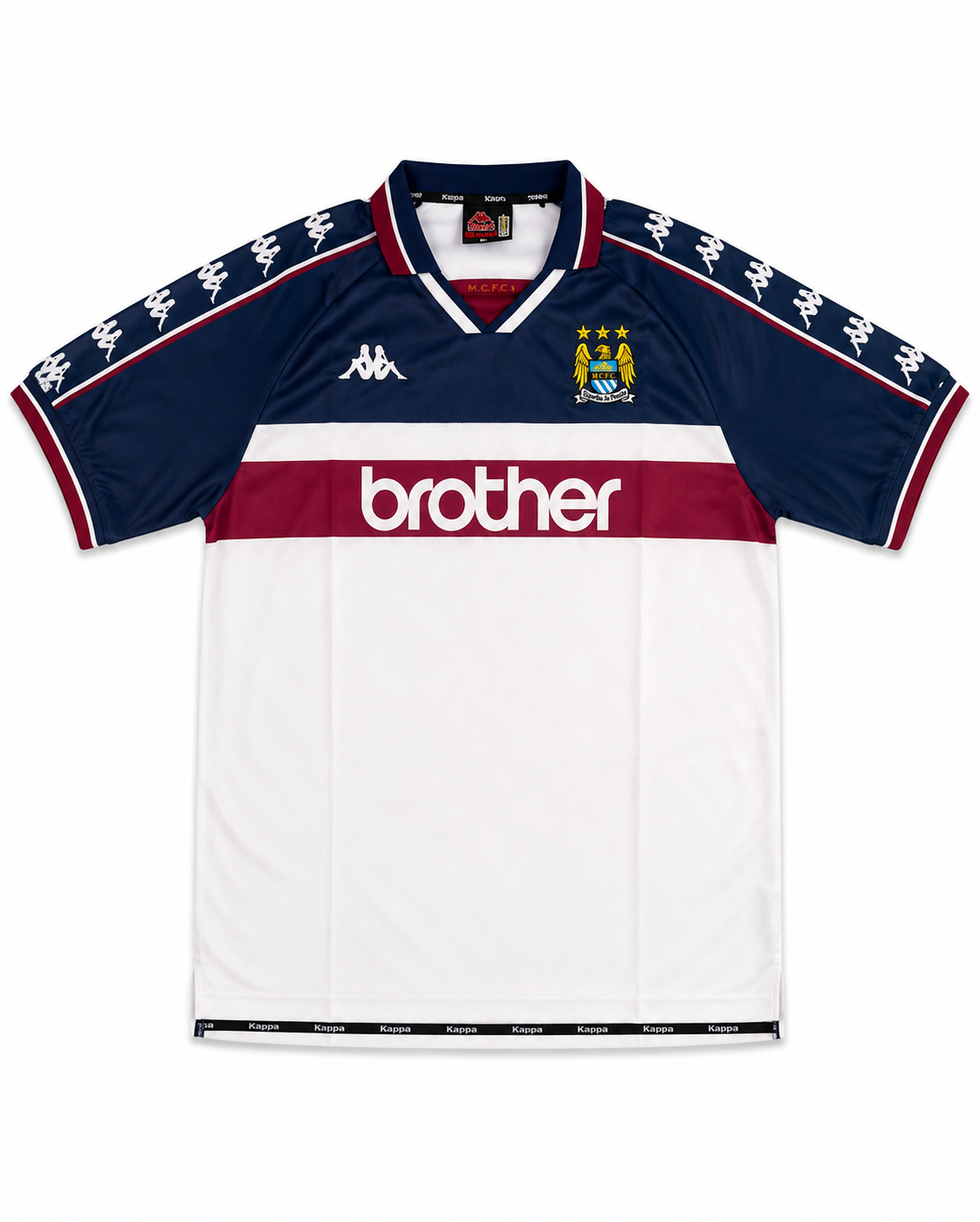 Camiseta Manchester City 1997-1998 Visitante #10 Retro Kappa