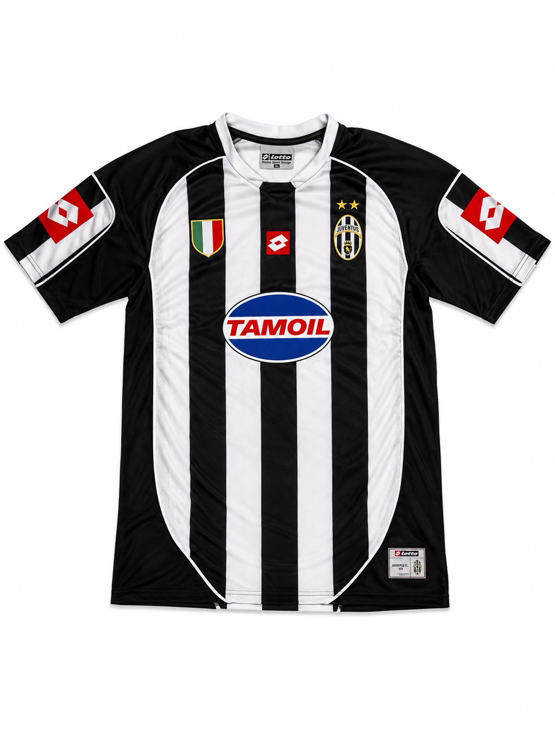 Camiseta Juventus 2003-2004 Titular Nedvěd #11 Retro Lotto
