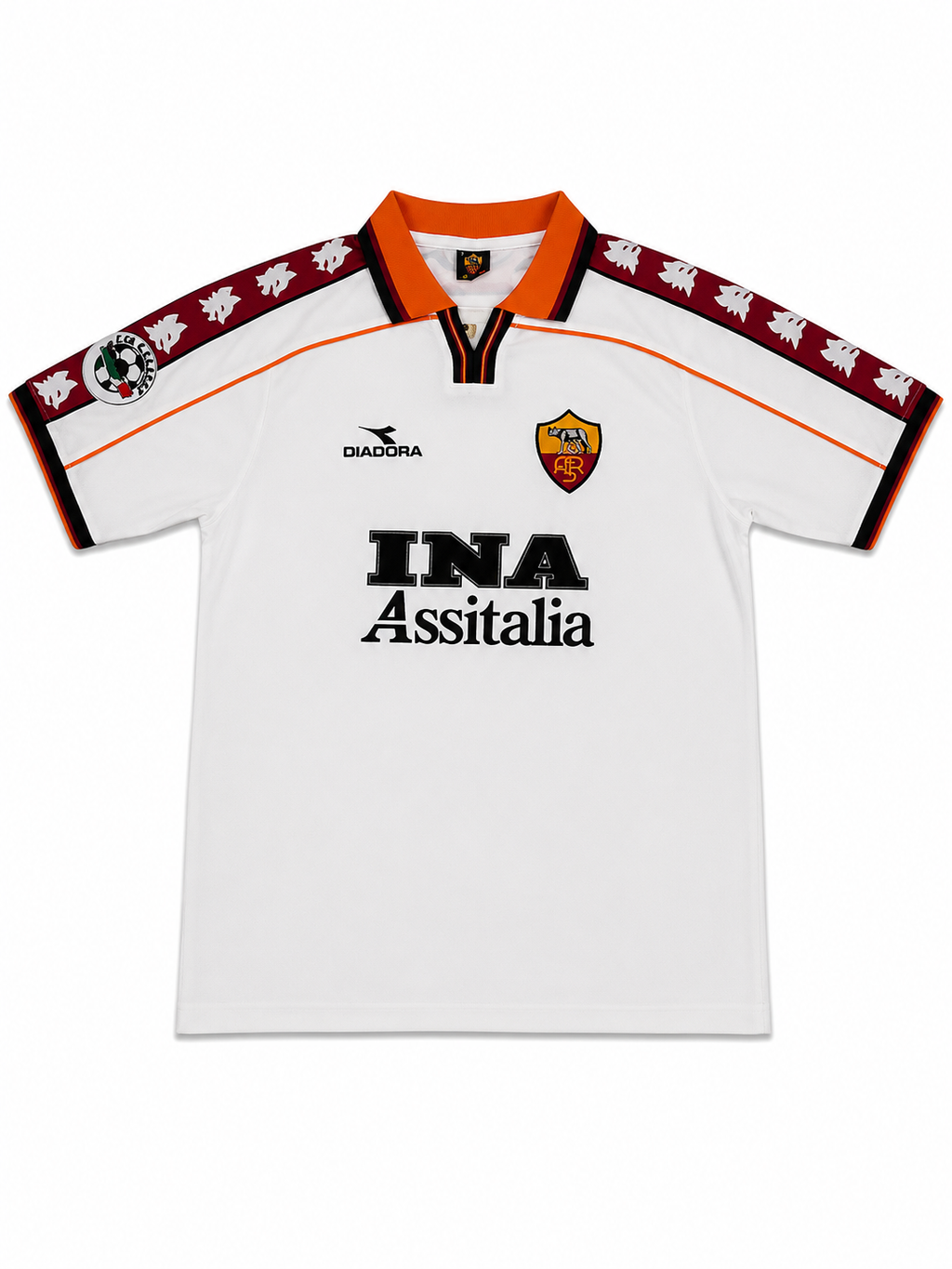Roma 1999-2000 Visitante Totti #10 Retro Diadora