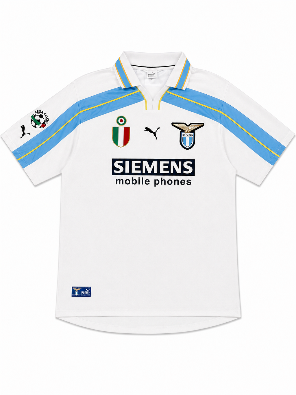 Camiseta Lazio 2000-2001 Visitante Crespo #10 Retro Puma