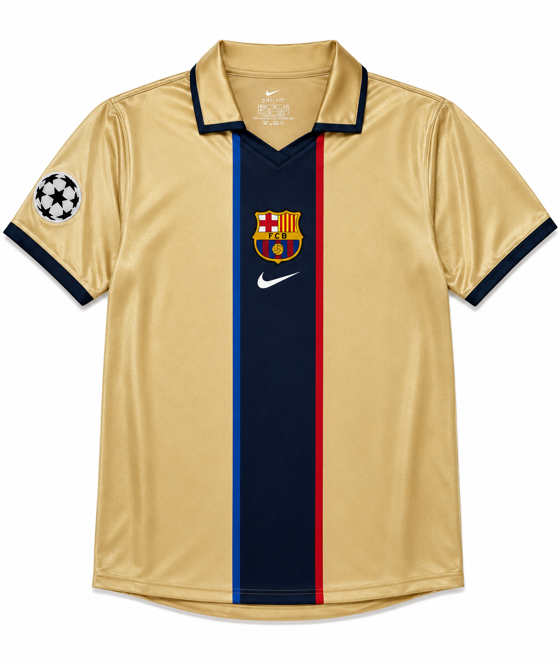 Camiseta Barcelona 2001-2002 Alternativa Kluivert #9 Retro Nike
