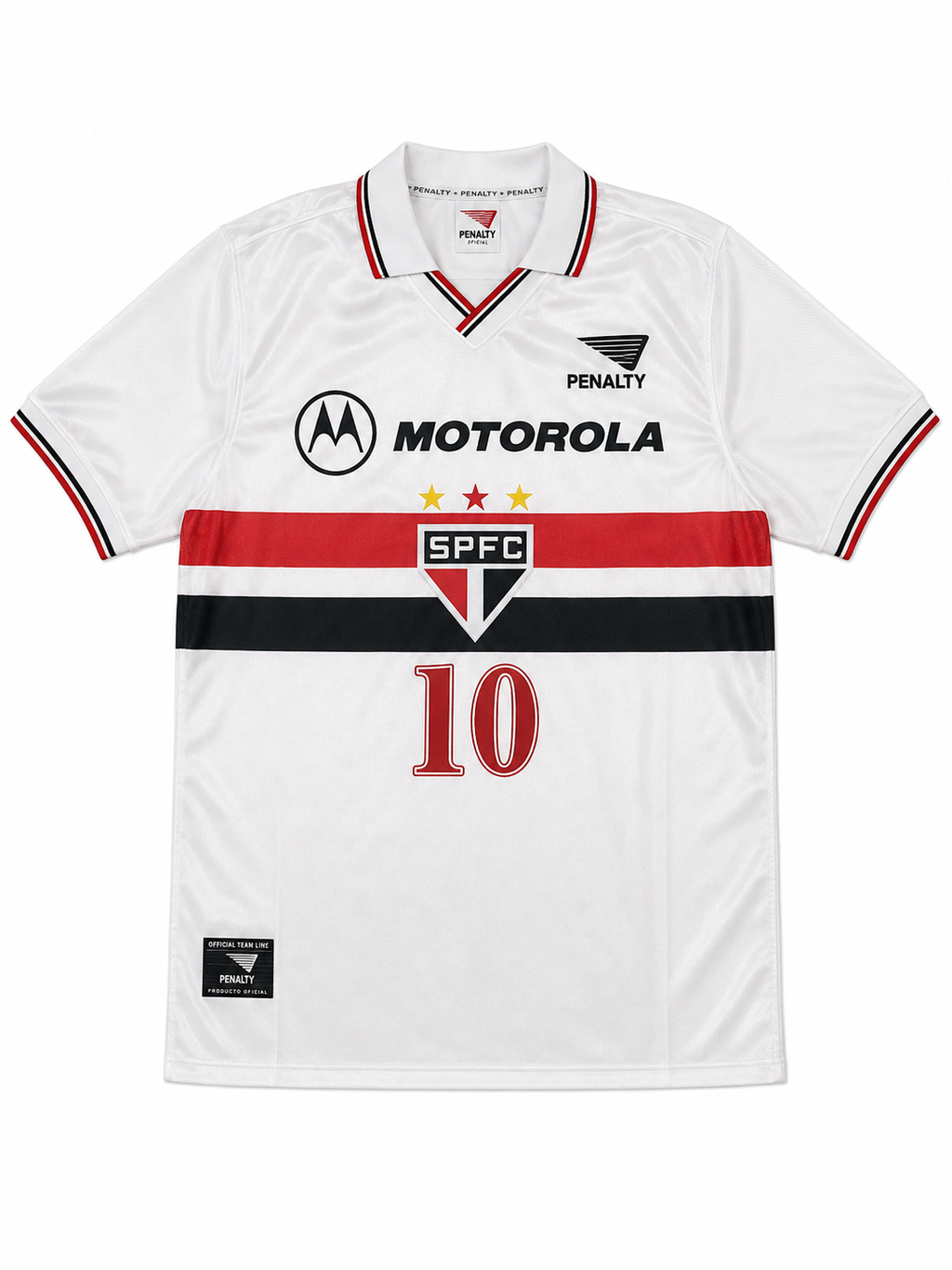 Camiseta São Paulo 2000 Titular Raí #10 Retro Penalty