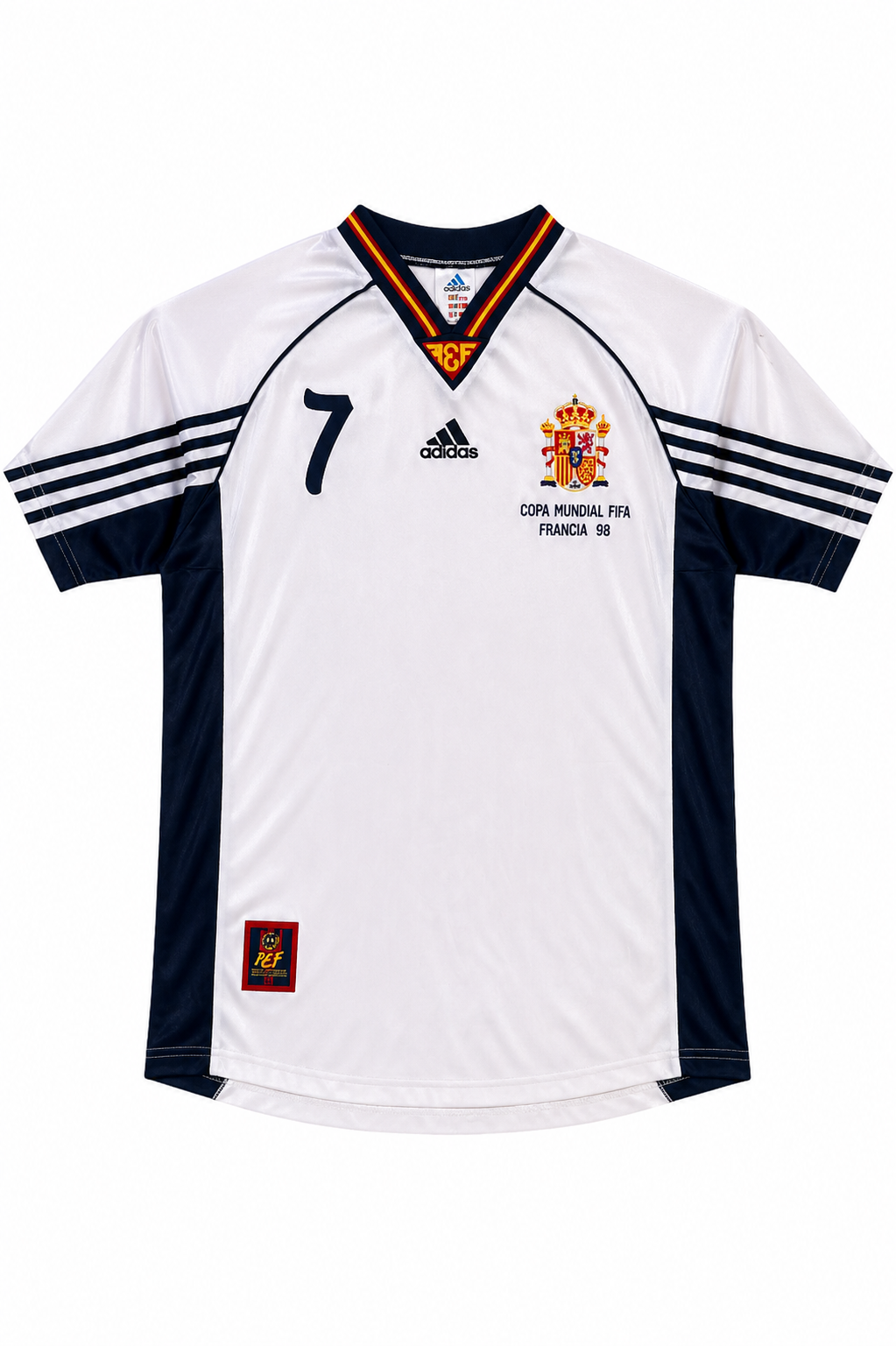 Camiseta España 1998 Suplente – Morientes #7 – Mundial Francia 1998