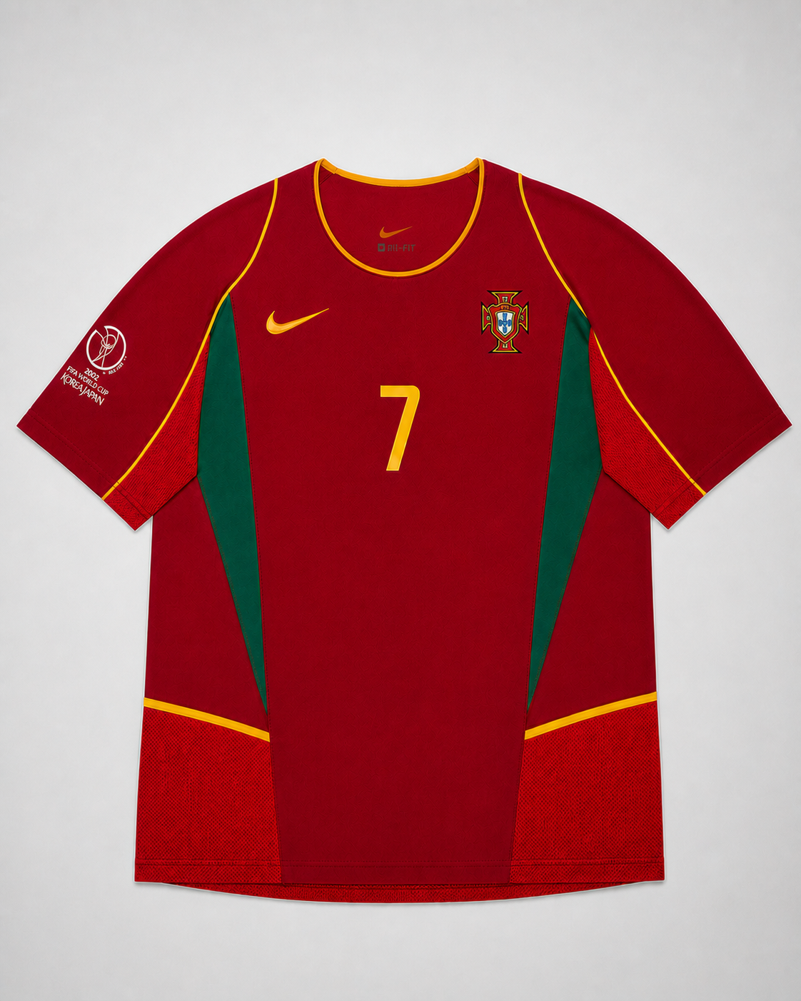 Camiseta Portugal 2002 Titular – Figo #7