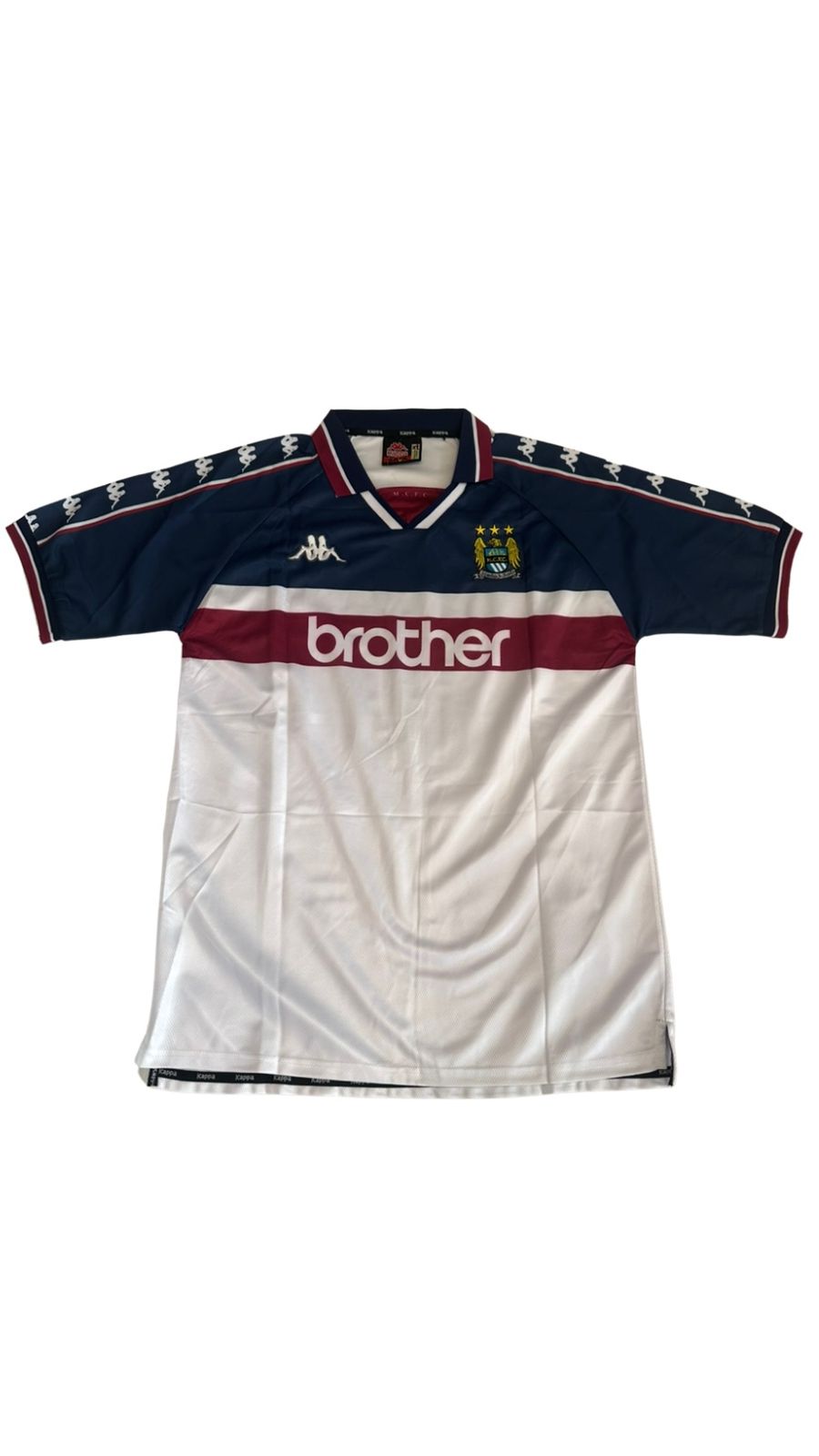 Camiseta Manchester City 1997-1998 Visitante #10 Retro Kappa