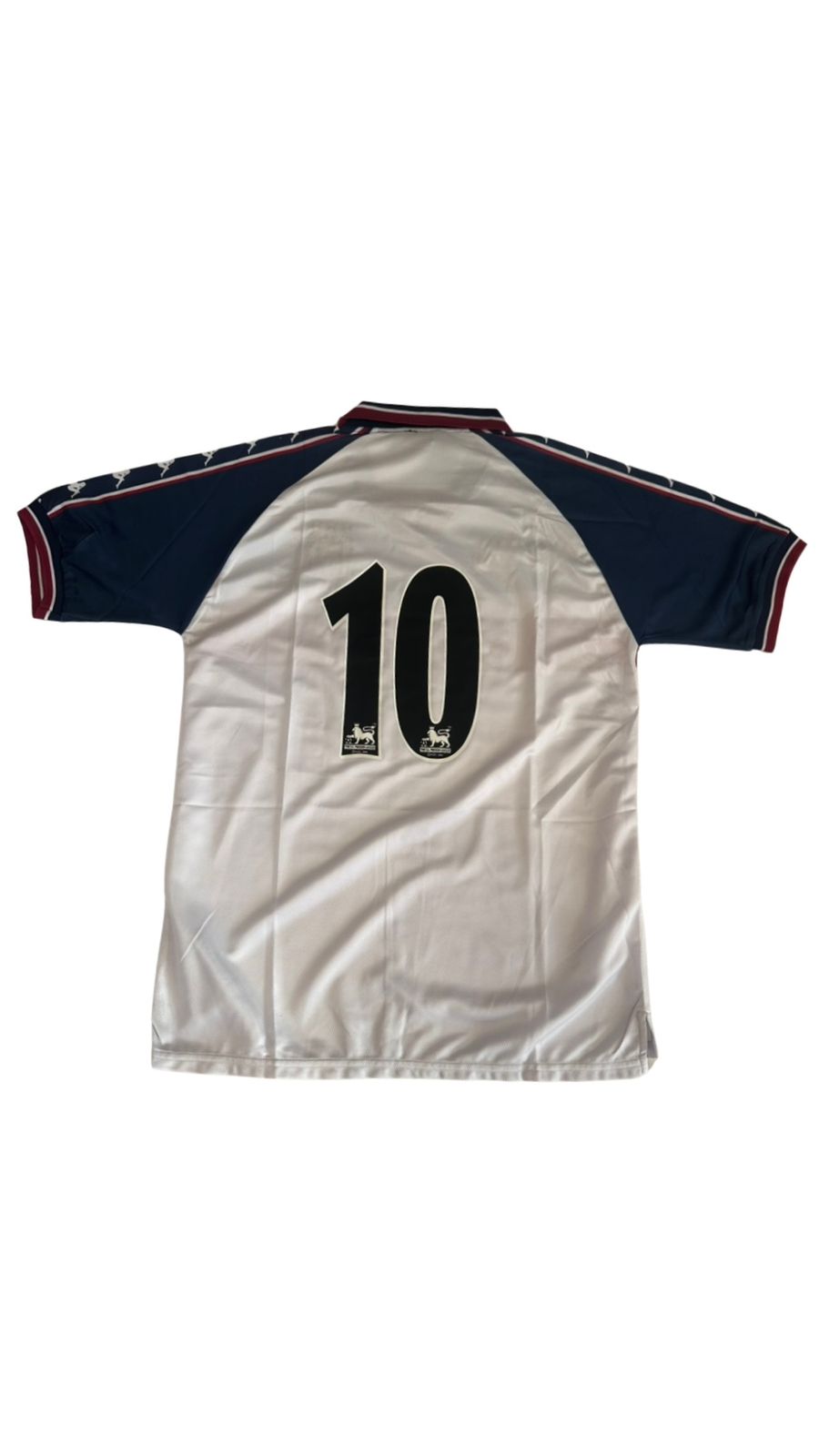 Camiseta Manchester City 1997-1998 Visitante #10 Retro Kappa
