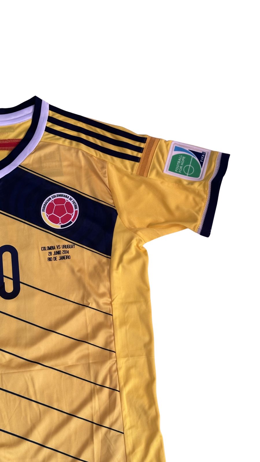 Camiseta Colombia 2014 Titular – James Rodríguez #10 – Mundial Brasil 2014