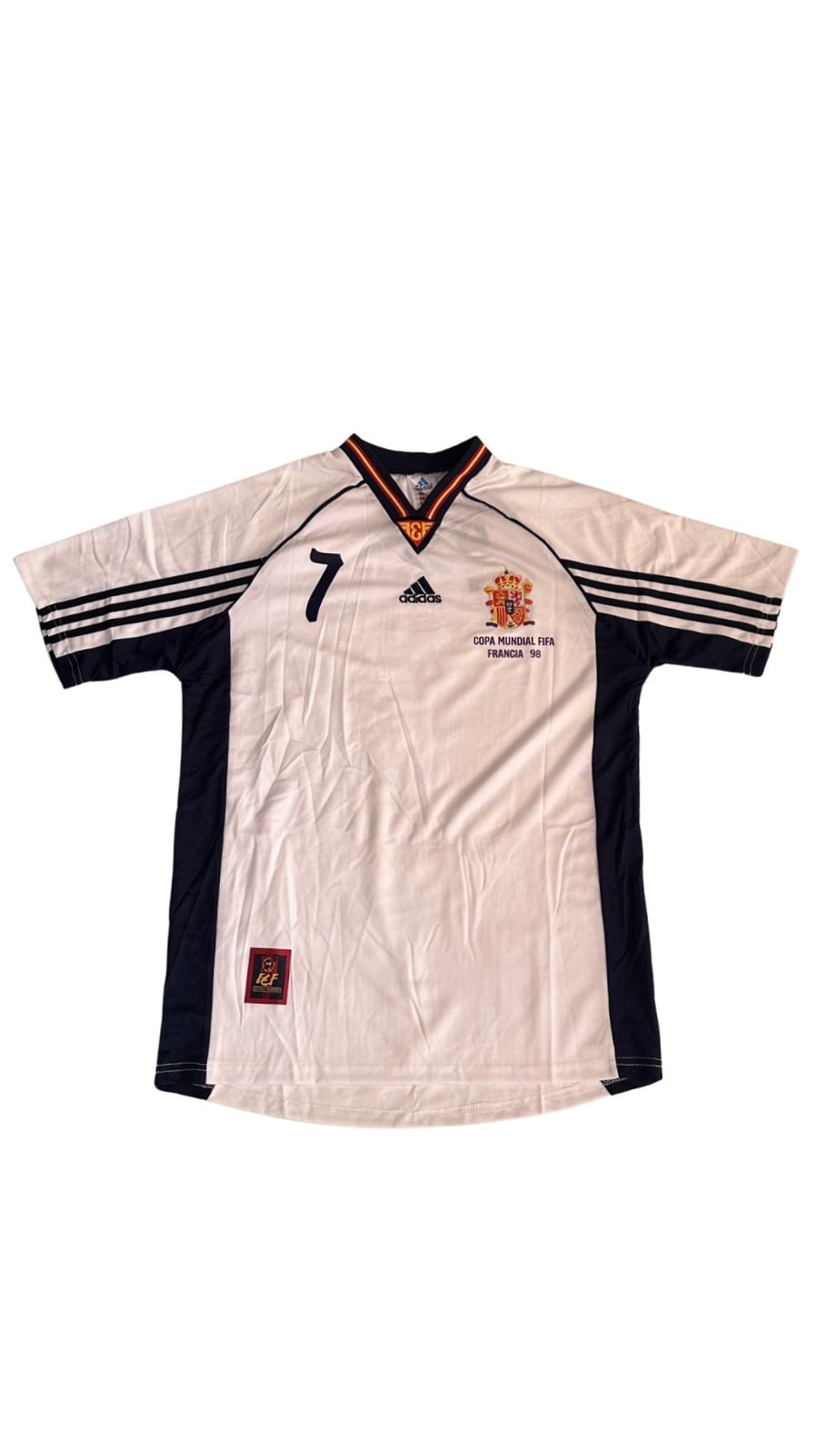Camiseta España 1998 Suplente – Morientes #7 – Mundial Francia 1998