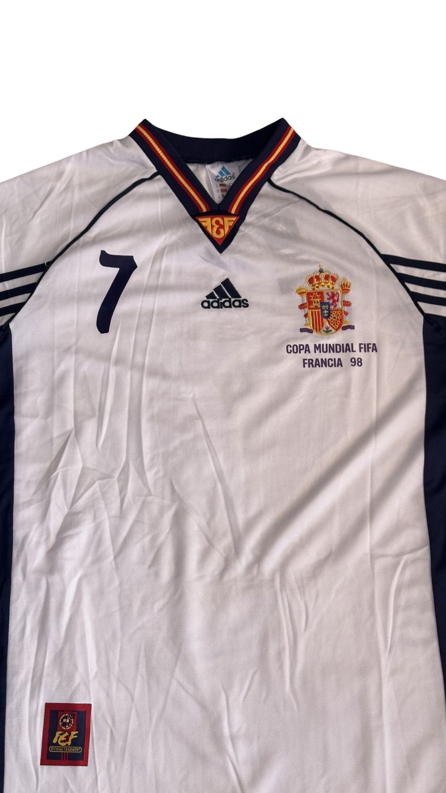 Camiseta España 1998 Suplente – Morientes #7 – Mundial Francia 1998
