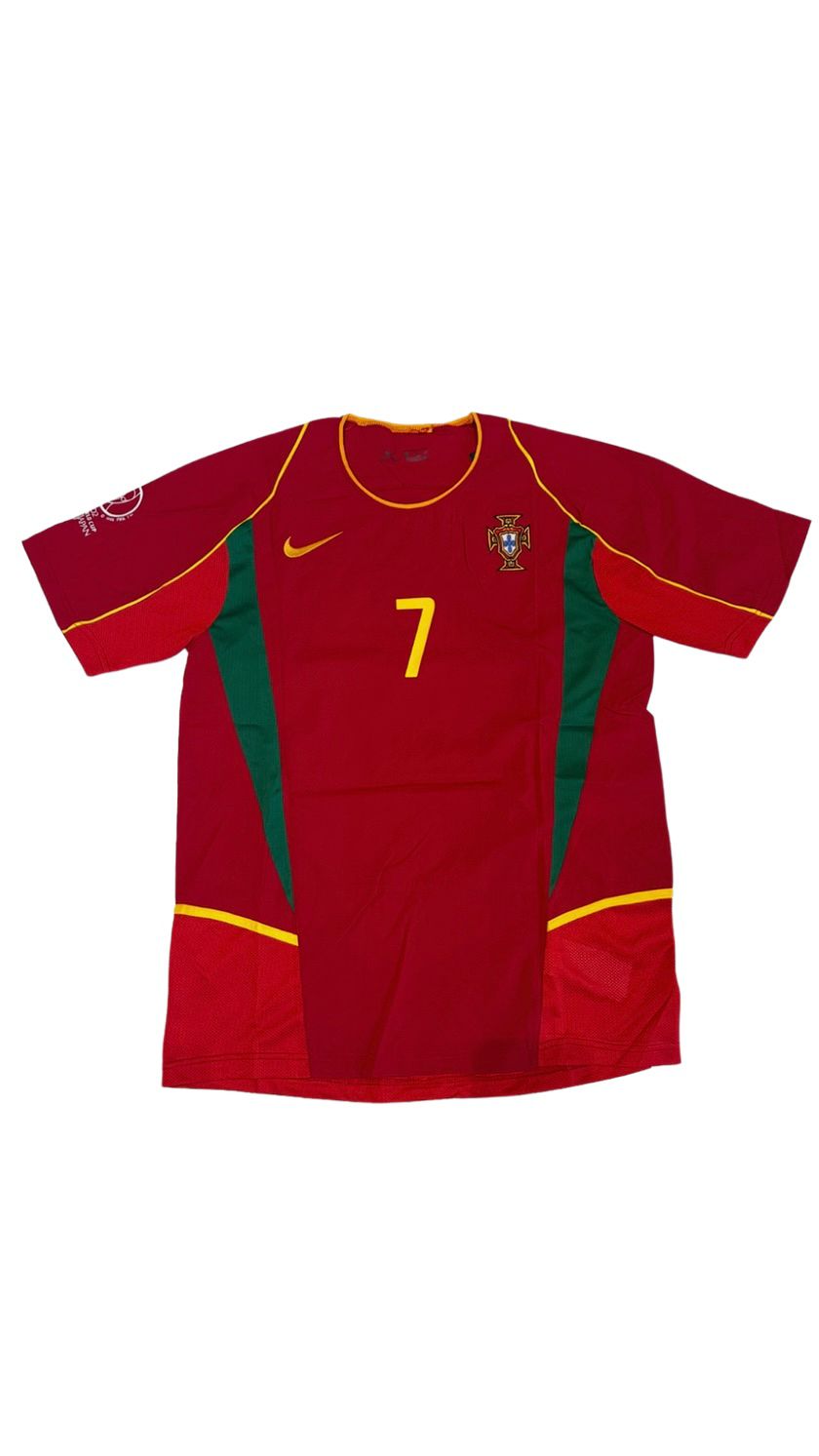 Camiseta Portugal 2002 Titular – Figo #7