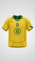 Camiseta Brasil 2004 Titular – Ronaldinho #10 – Copa América Perú 2004