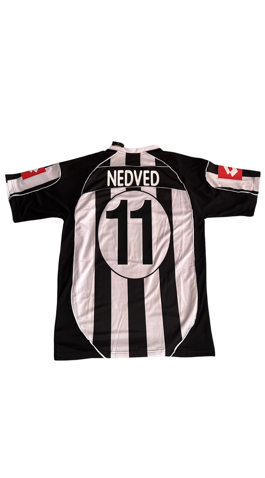 Camiseta Juventus 2003-2004 Titular Nedvěd #11 Retro Lotto