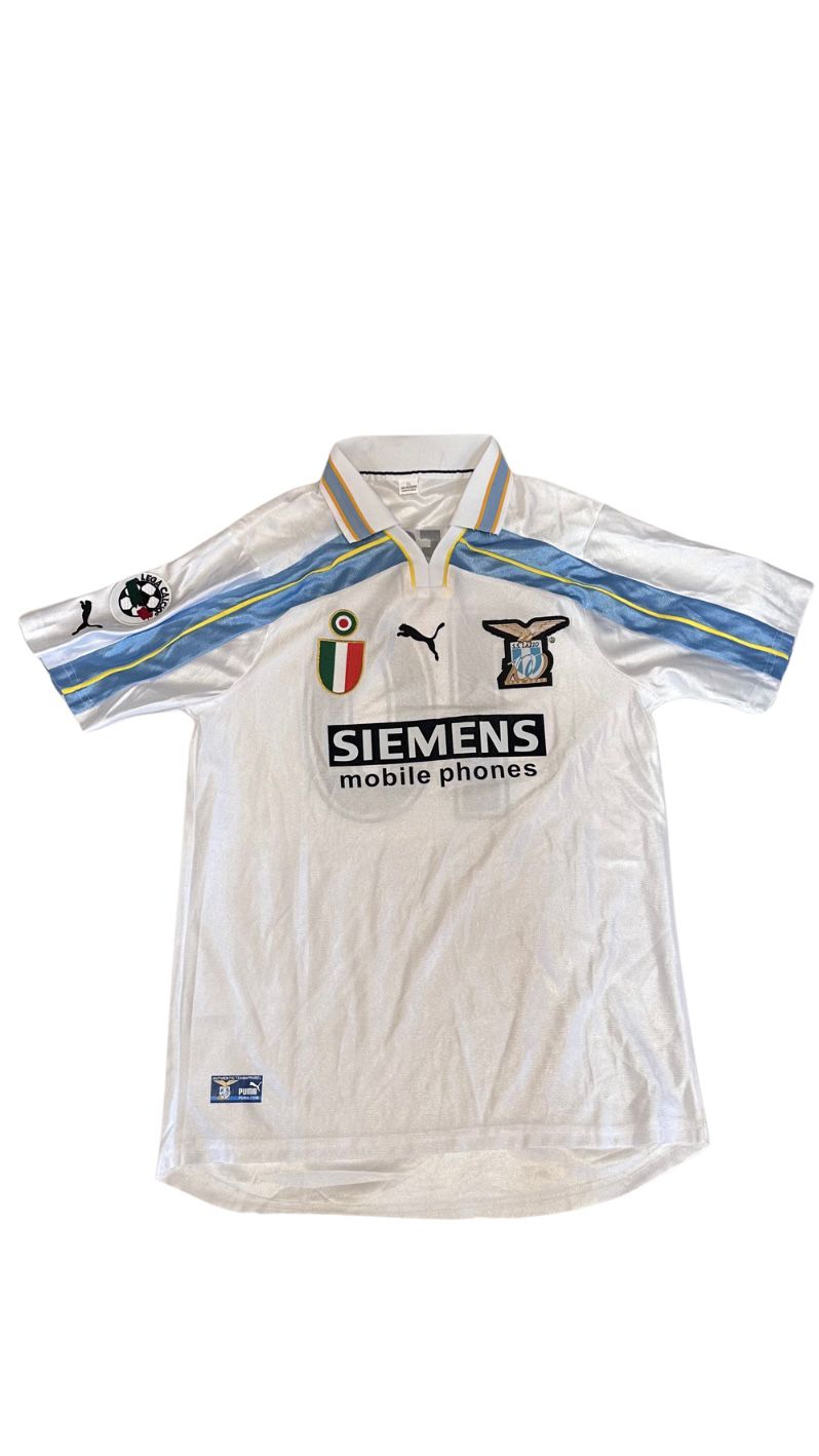 Camiseta Lazio 2000-2001 Visitante Crespo #10 Retro Puma