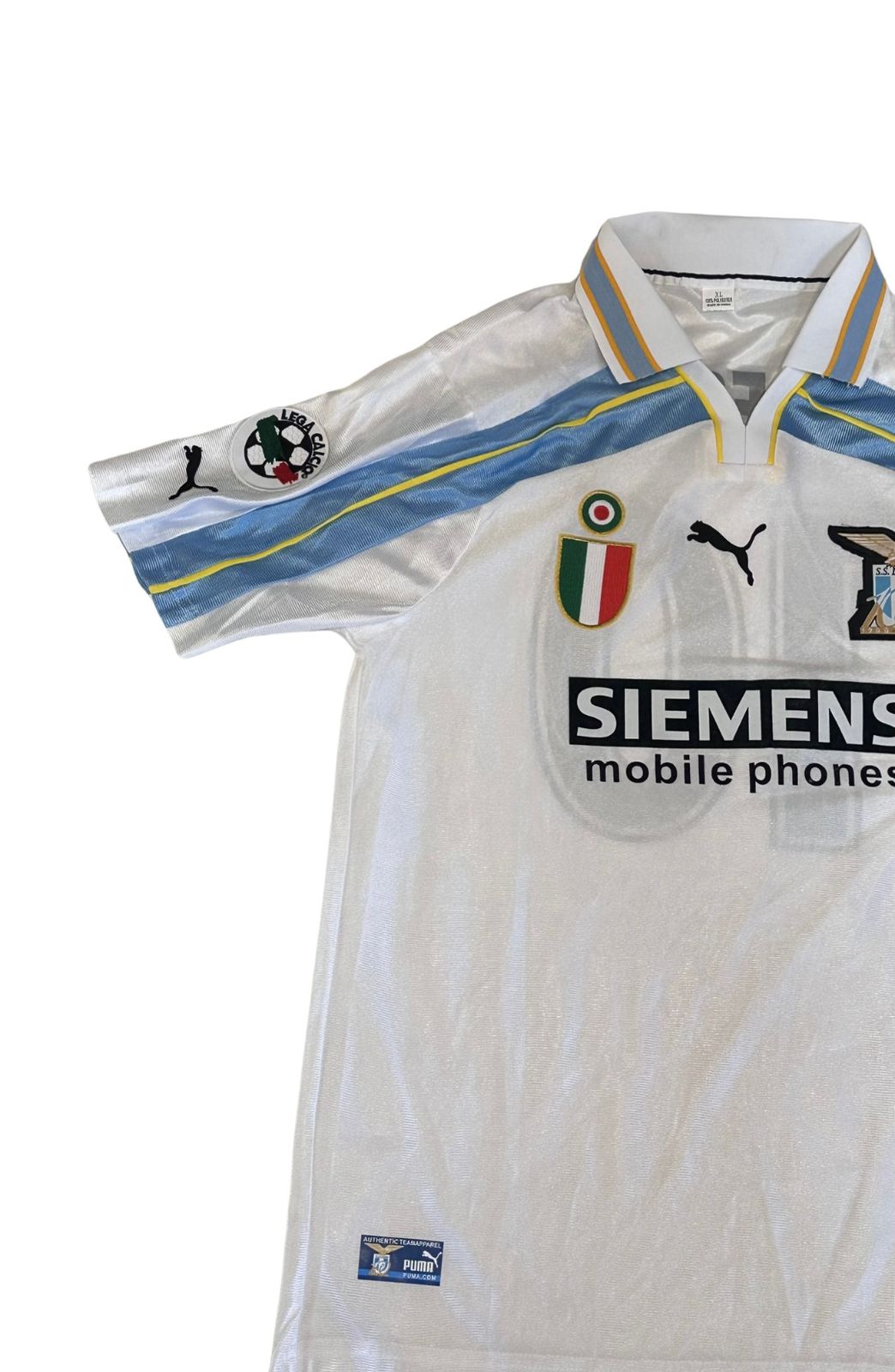 Camiseta Lazio 2000-2001 Visitante Crespo #10 Retro Puma