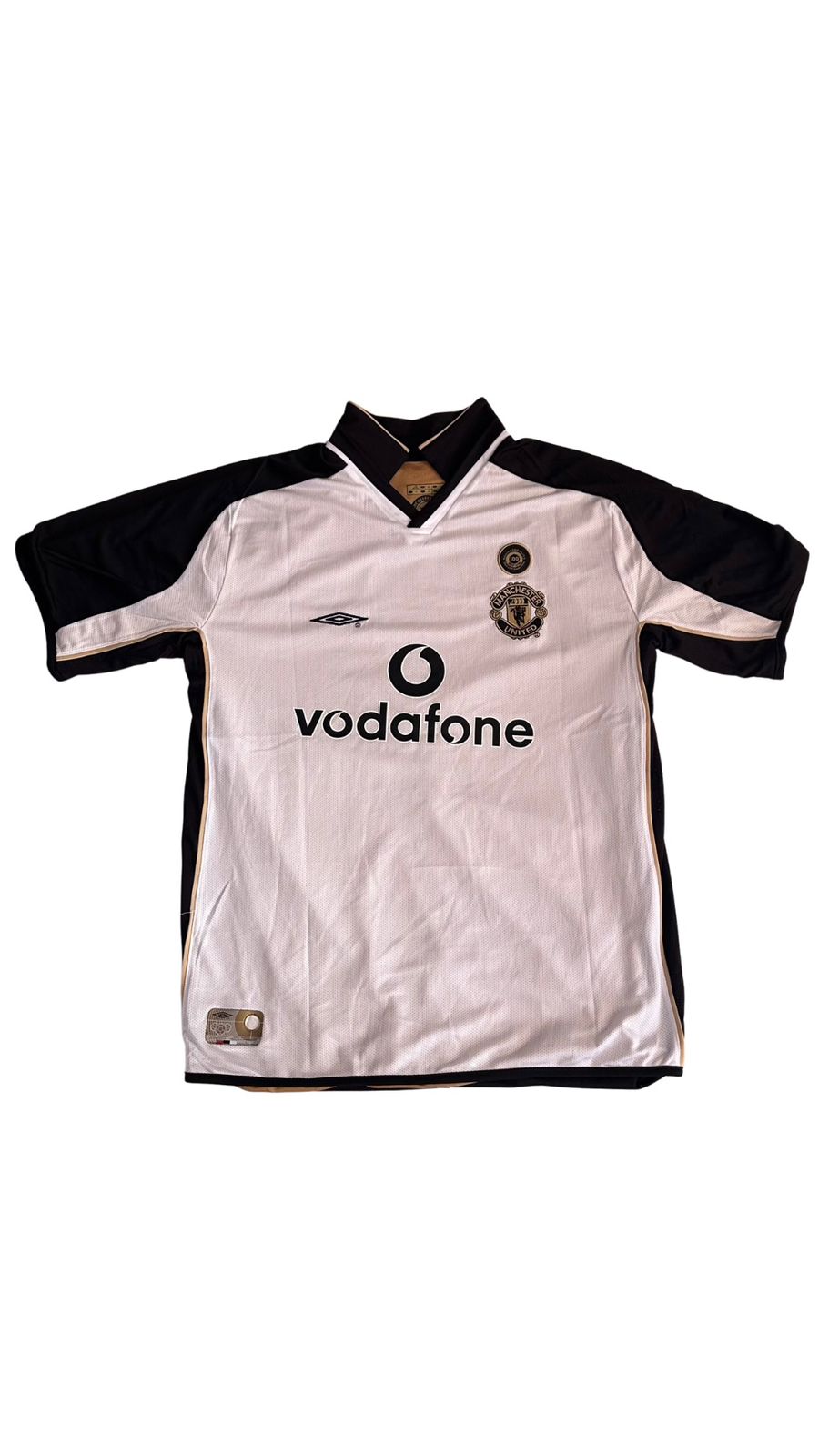 Manchester United 2001-2002 Visitante Beckham #7 Retro Umbro | Edición Reversible