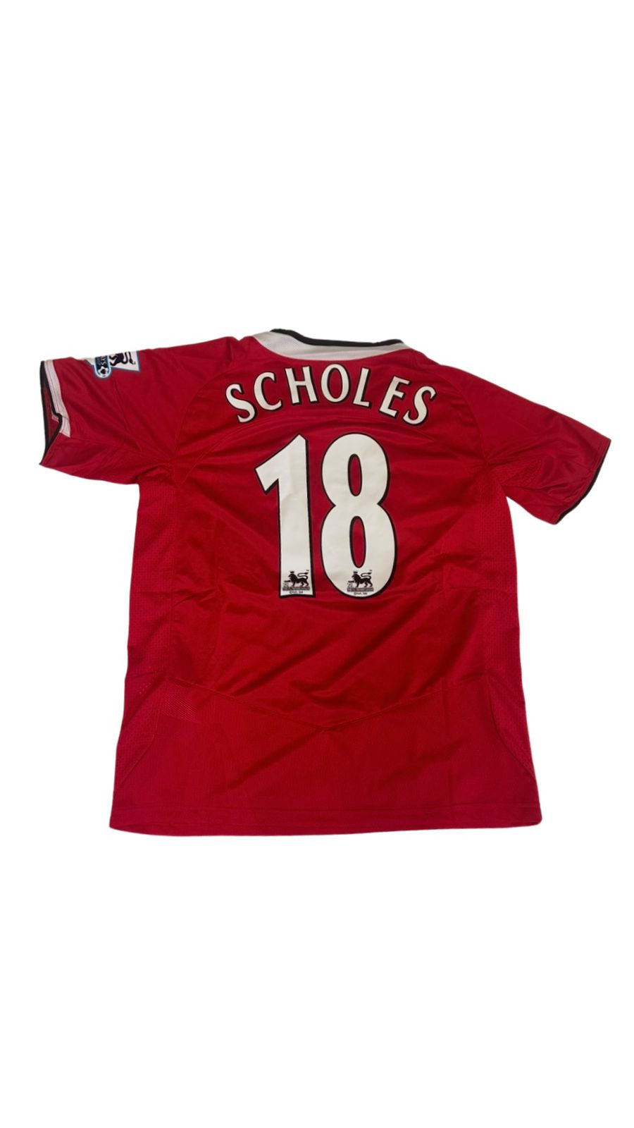 Camiseta Manchester United 2004-2006 Titular Giggs #11 / Scholes #18 Retro Nike