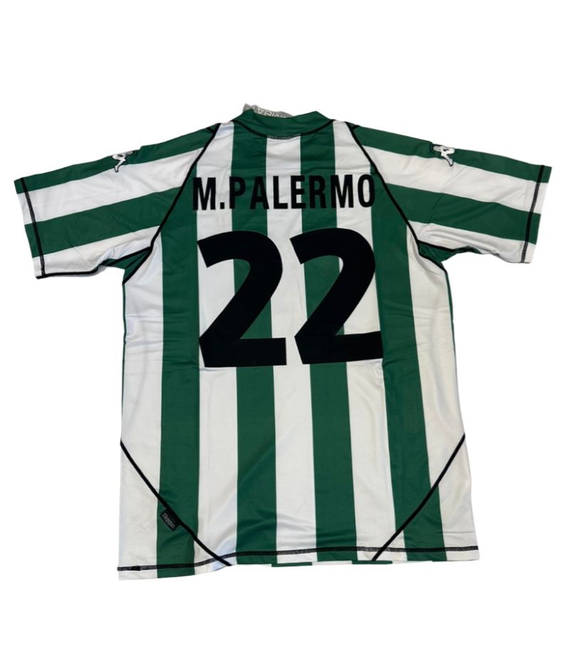 Camiseta Real Betis 2003-2004 Titular Palermo #22 Retro Kappa