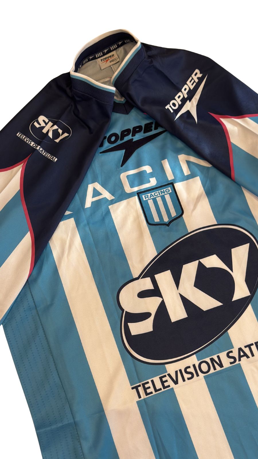 Camiseta Racing Club 2001 Titular #11 / #22 Retro Topper