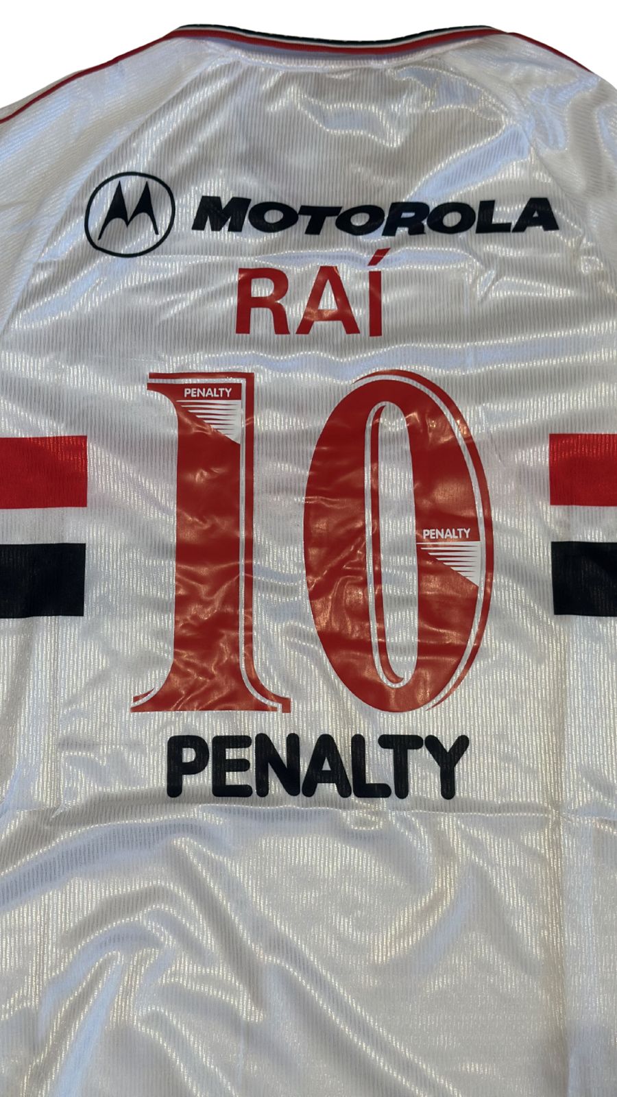 Camiseta São Paulo 2000 Titular Raí #10 Retro Penalty