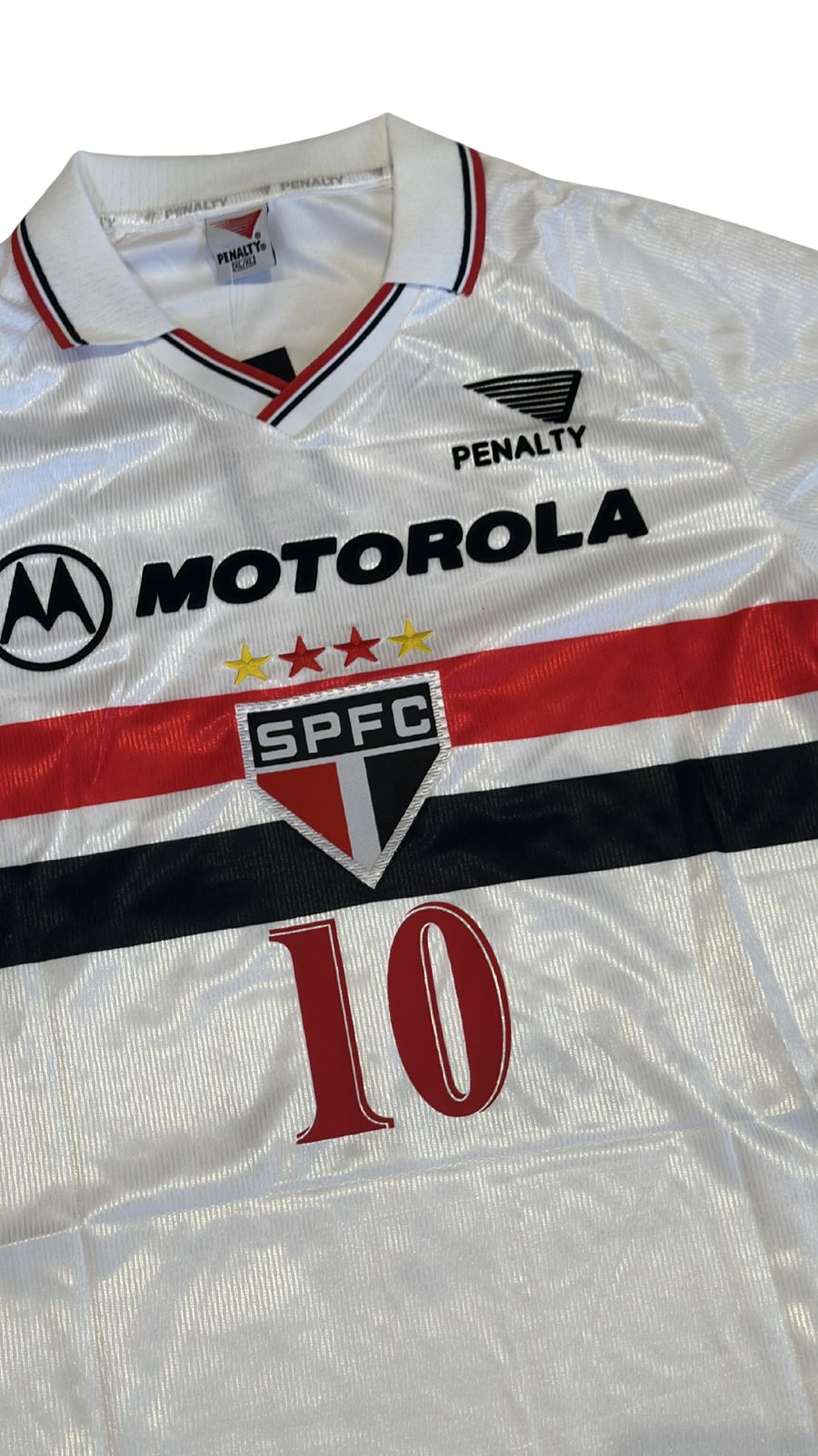 Camiseta São Paulo 2000 Titular Raí #10 Retro Penalty