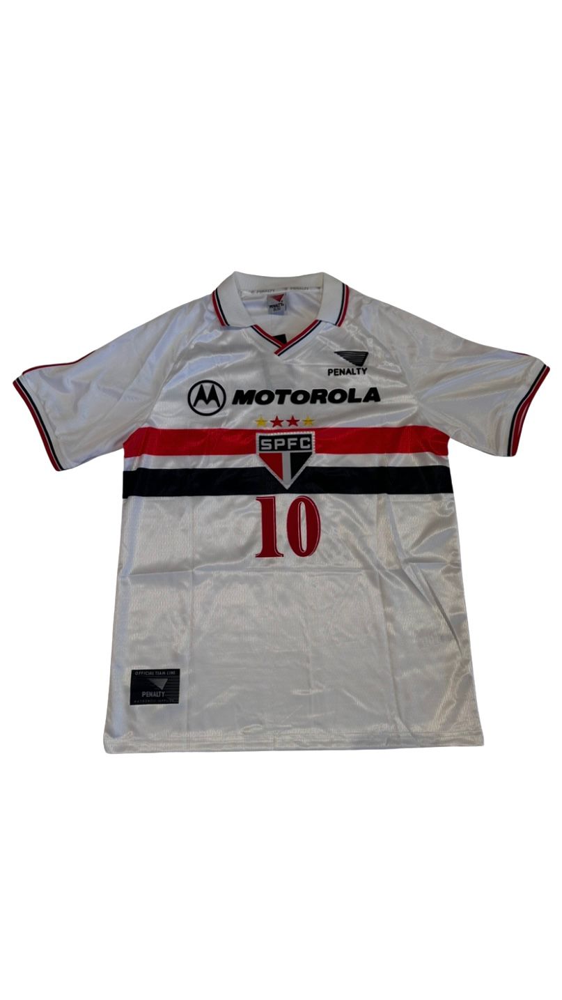Camiseta São Paulo 2000 Titular Raí #10 Retro Penalty