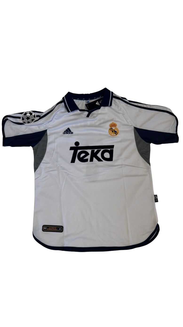 Camiseta Real Madrid 2001-2002 Titular Morientes / Raúl Retro Adidas