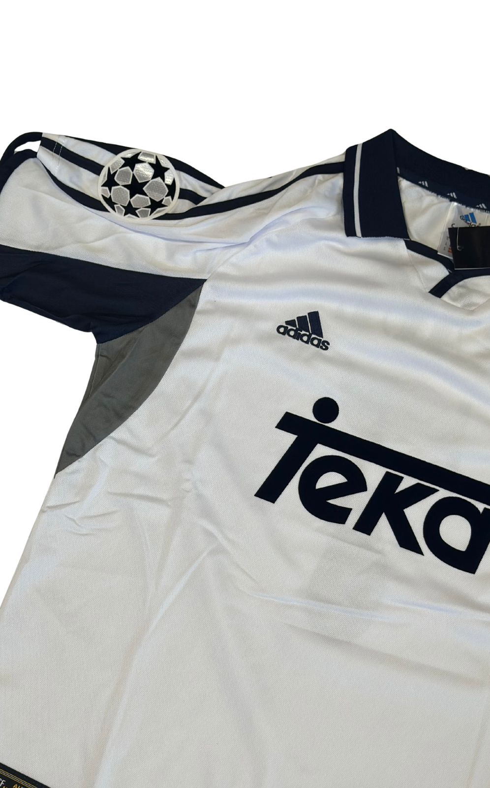 Camiseta Real Madrid 2001-2002 Titular Morientes / Raúl Retro Adidas