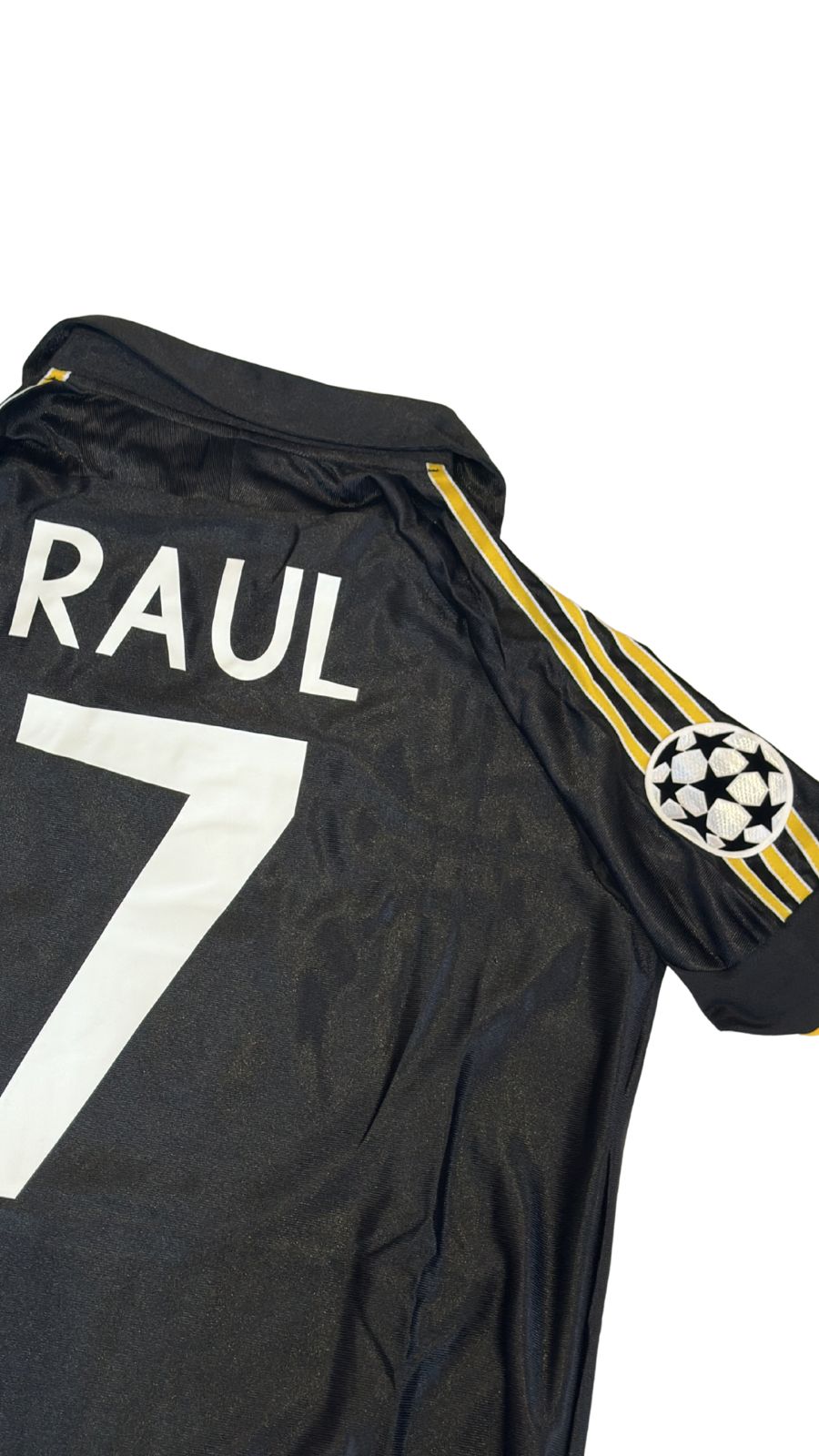 Camiseta Real Madrid 2001-2002 Visitante Raúl #7 Retro Adidas
