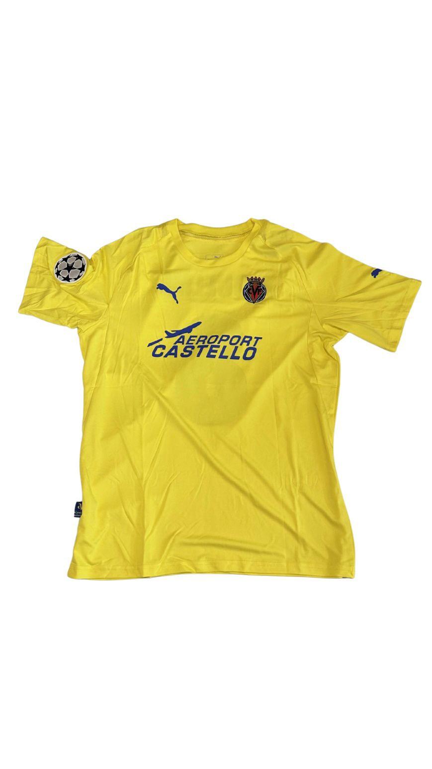 Camiseta Villarreal 2004-2005 Titular Riquelme #8 Retro Joma