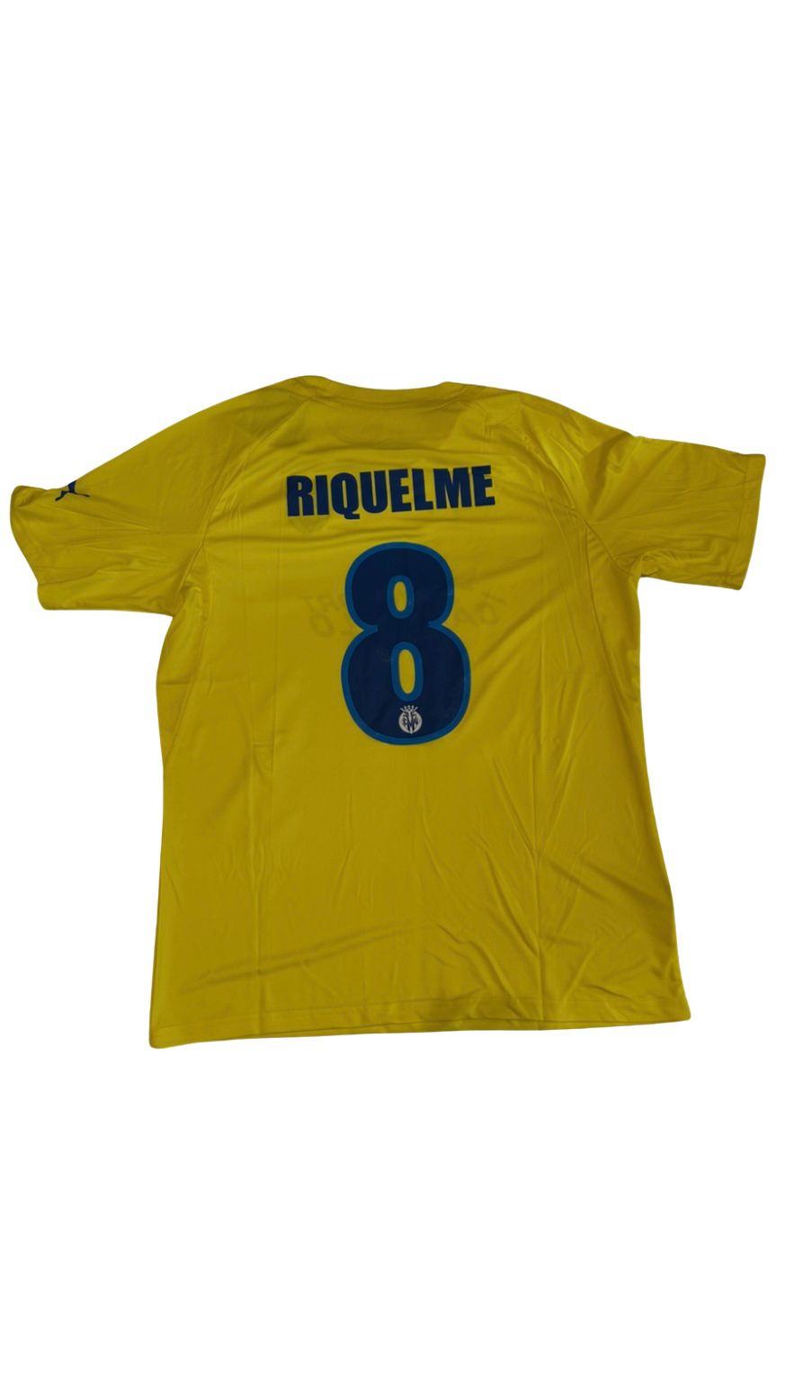 Camiseta Villarreal 2004-2005 Titular Riquelme #8 Retro Joma