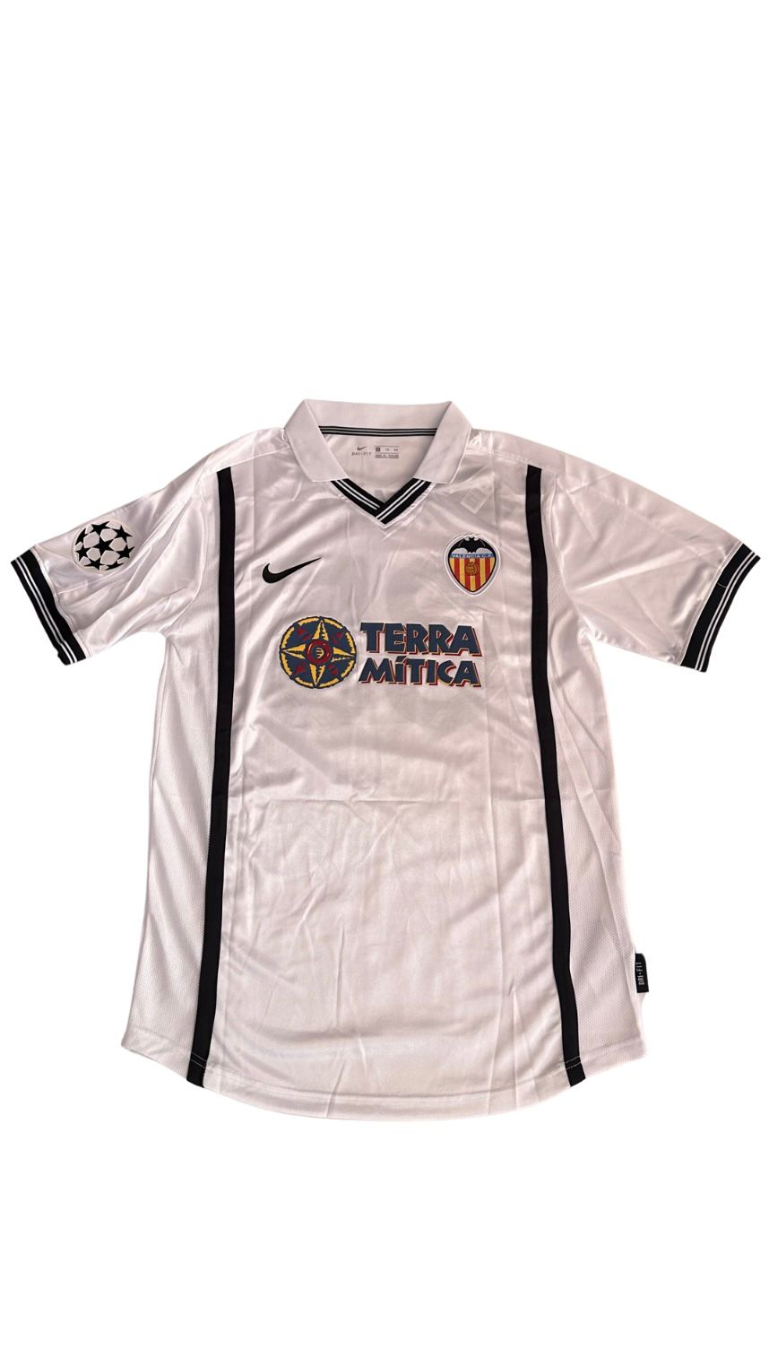 Camiseta Valencia 2000-2001 Titular Aimar #35 Retro Nike