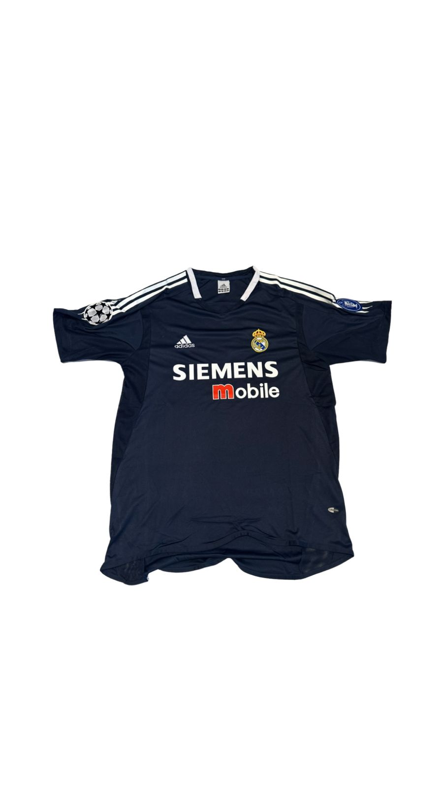 Camiseta Real Madrid 2003-2004 Visitante Zidane #5 Retro Adidas